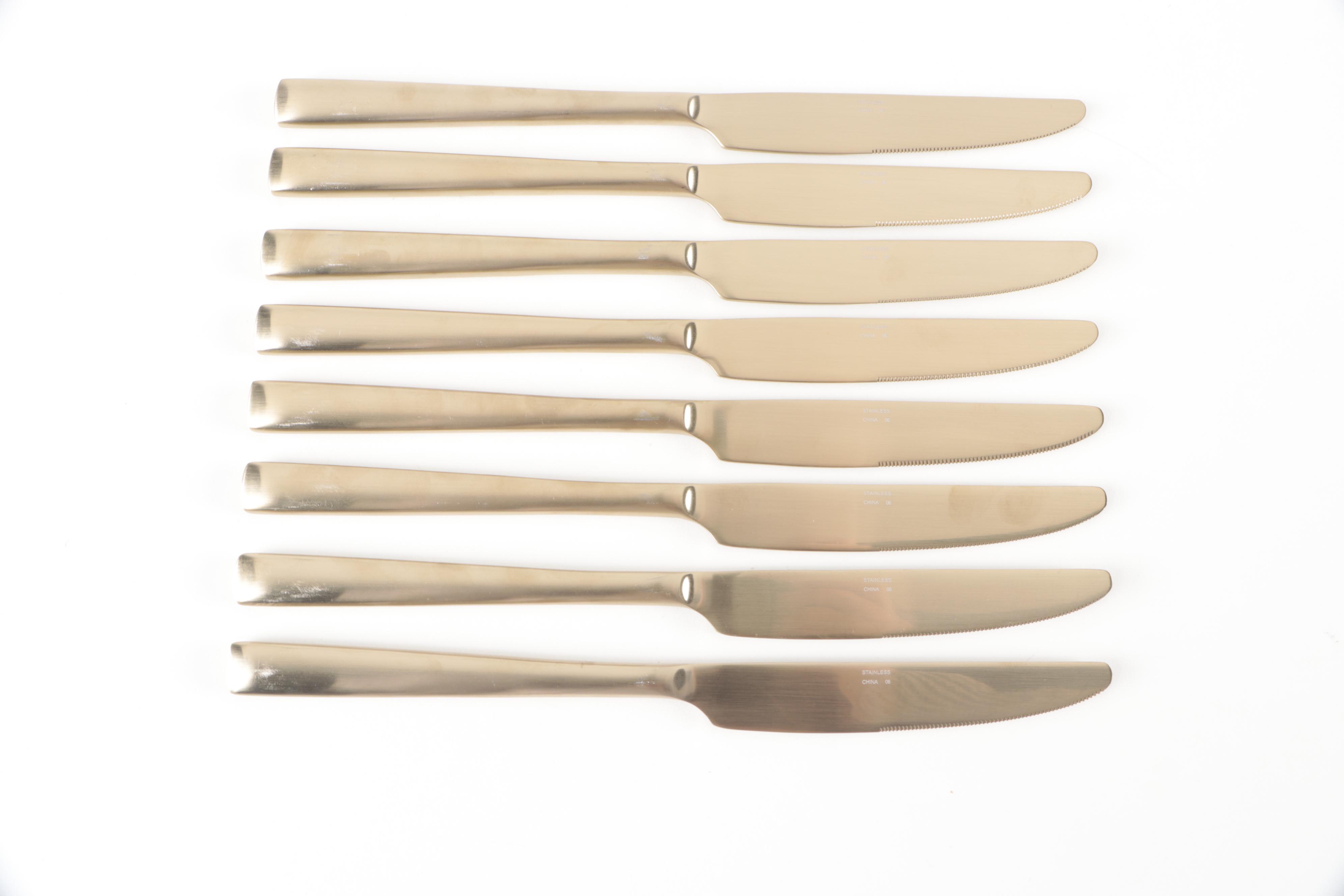 Member's Mark Gilt Wash Stainless Steel Flatware
