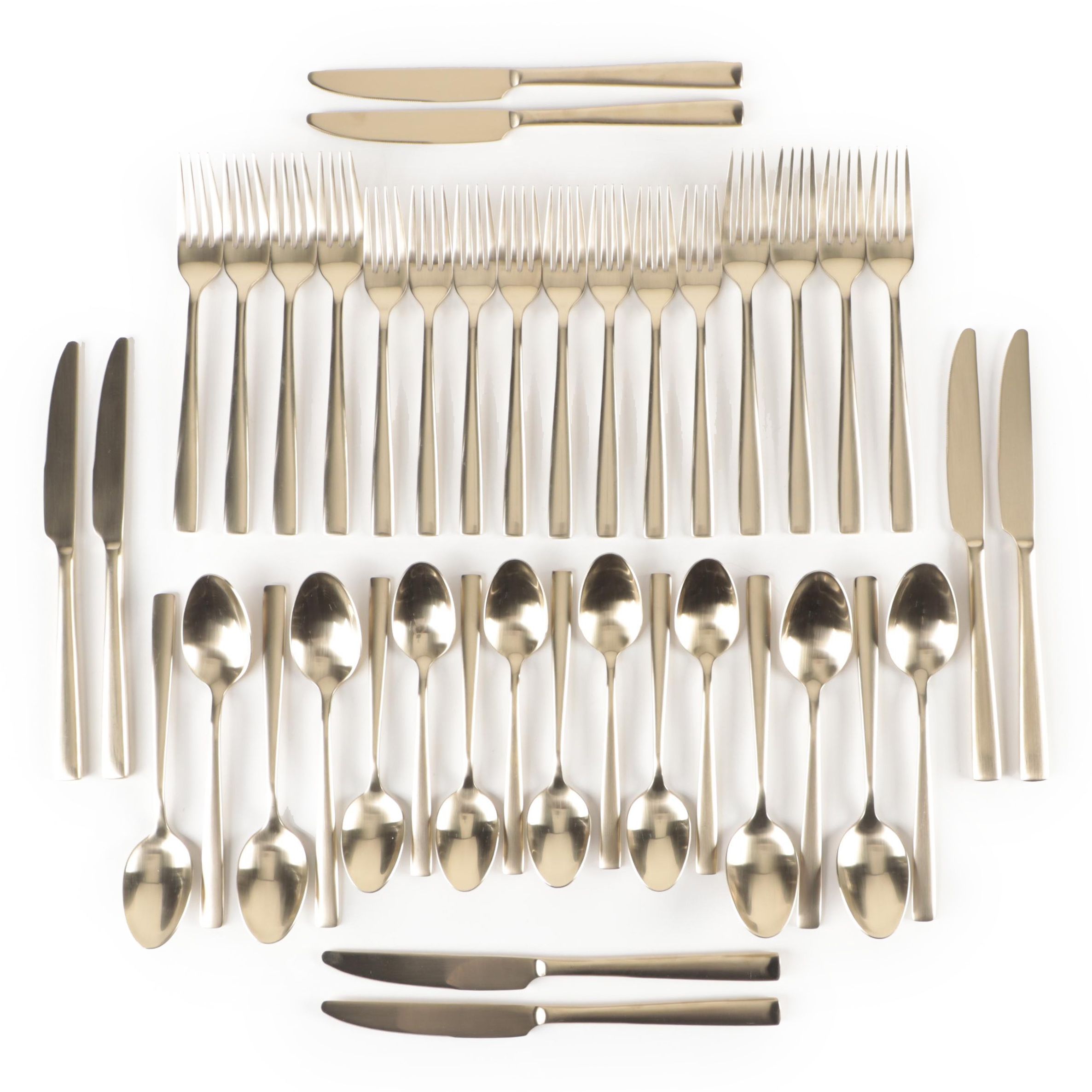 Member's Mark Gilt Wash Stainless Steel Flatware