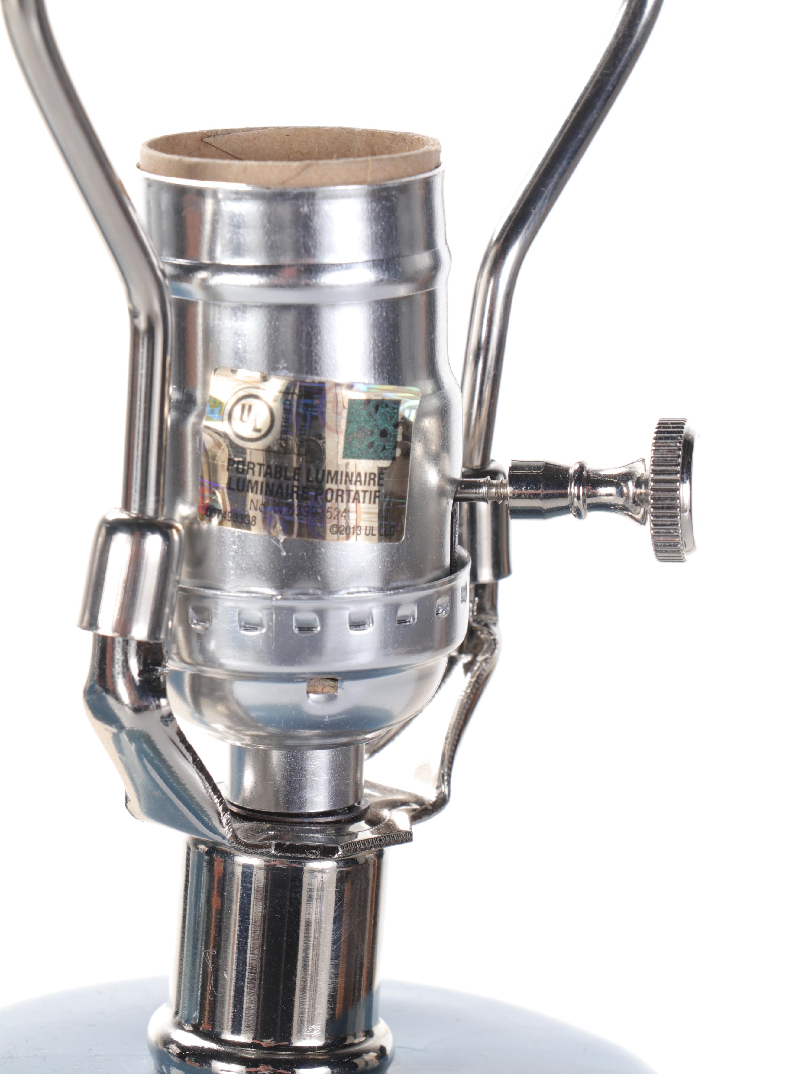 Villa & House Formosa Blue Glazed Ceramic Table Lamps, 2013