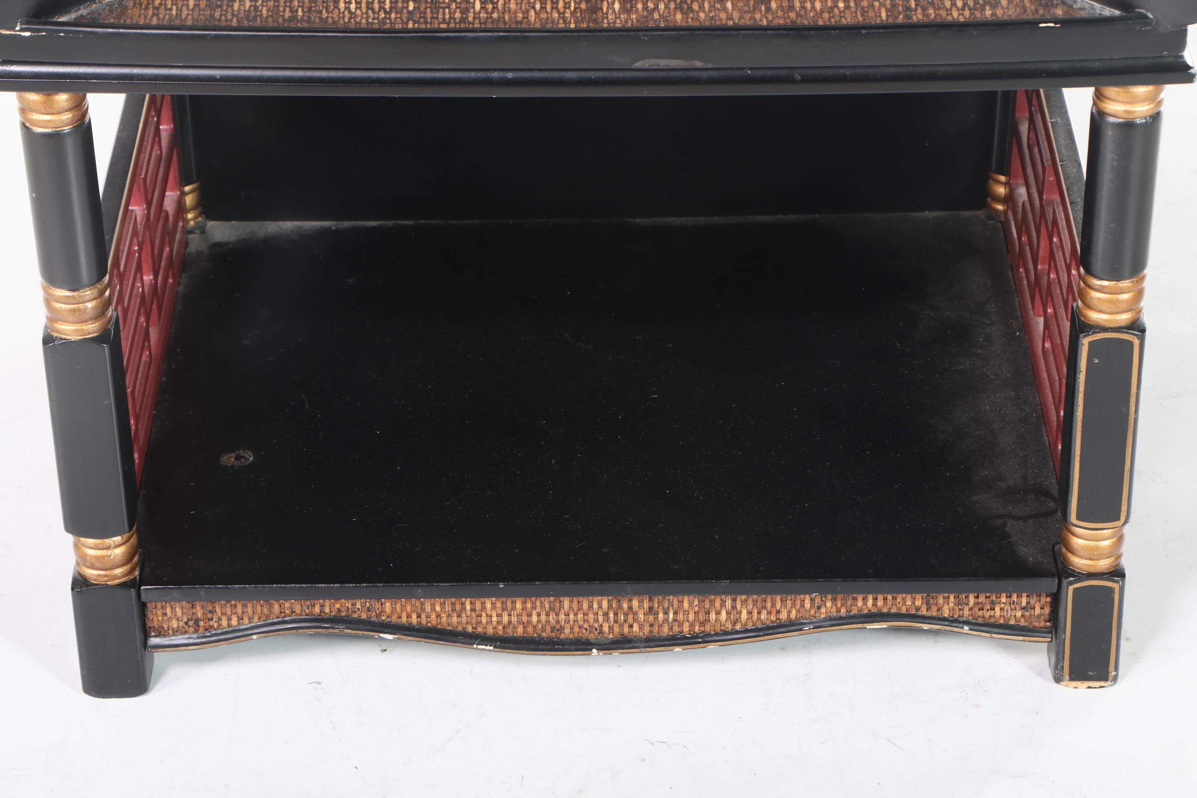 Chinese Pagoda Pet Bed with Woven Reed Roof