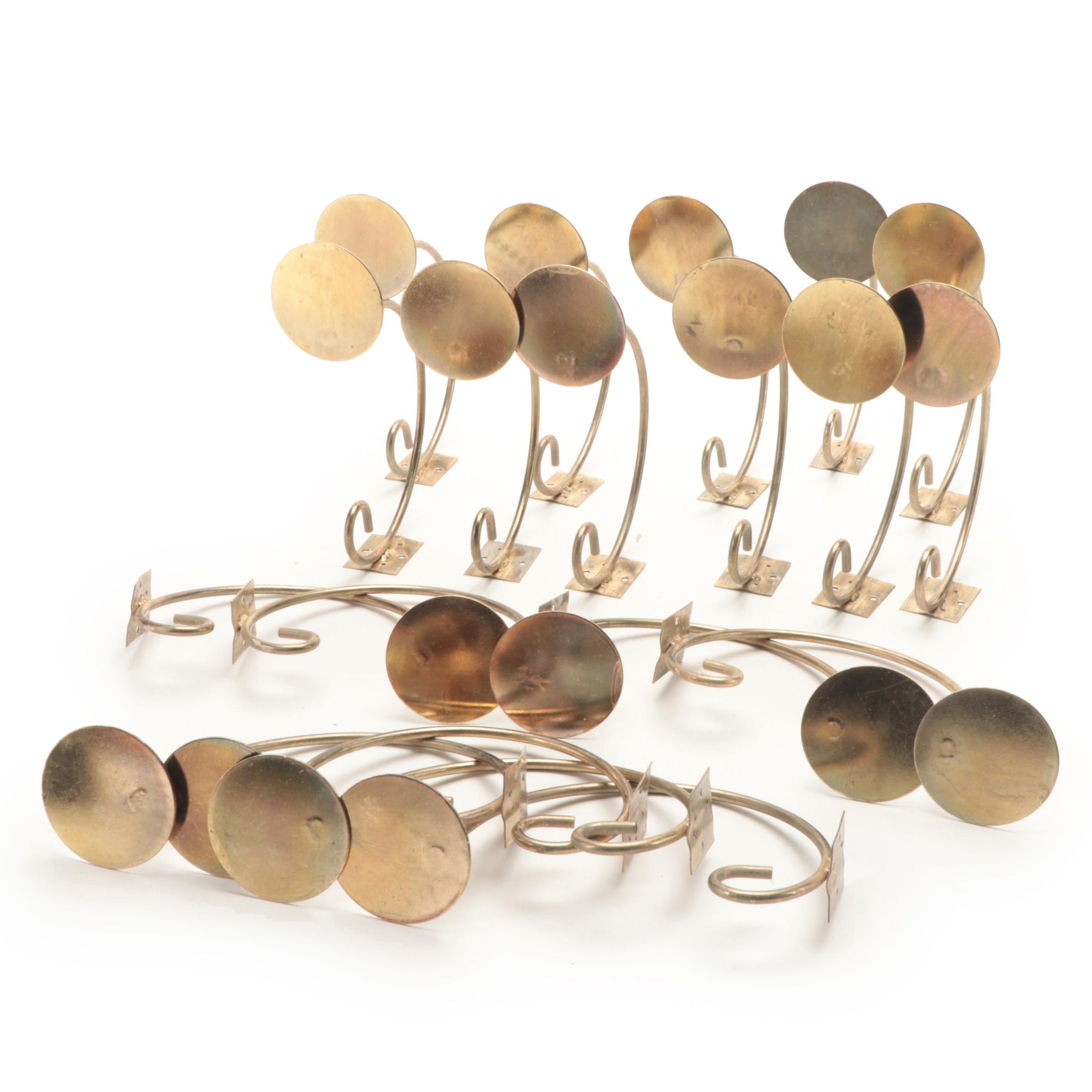 Brass Wall Mount Hat Stands