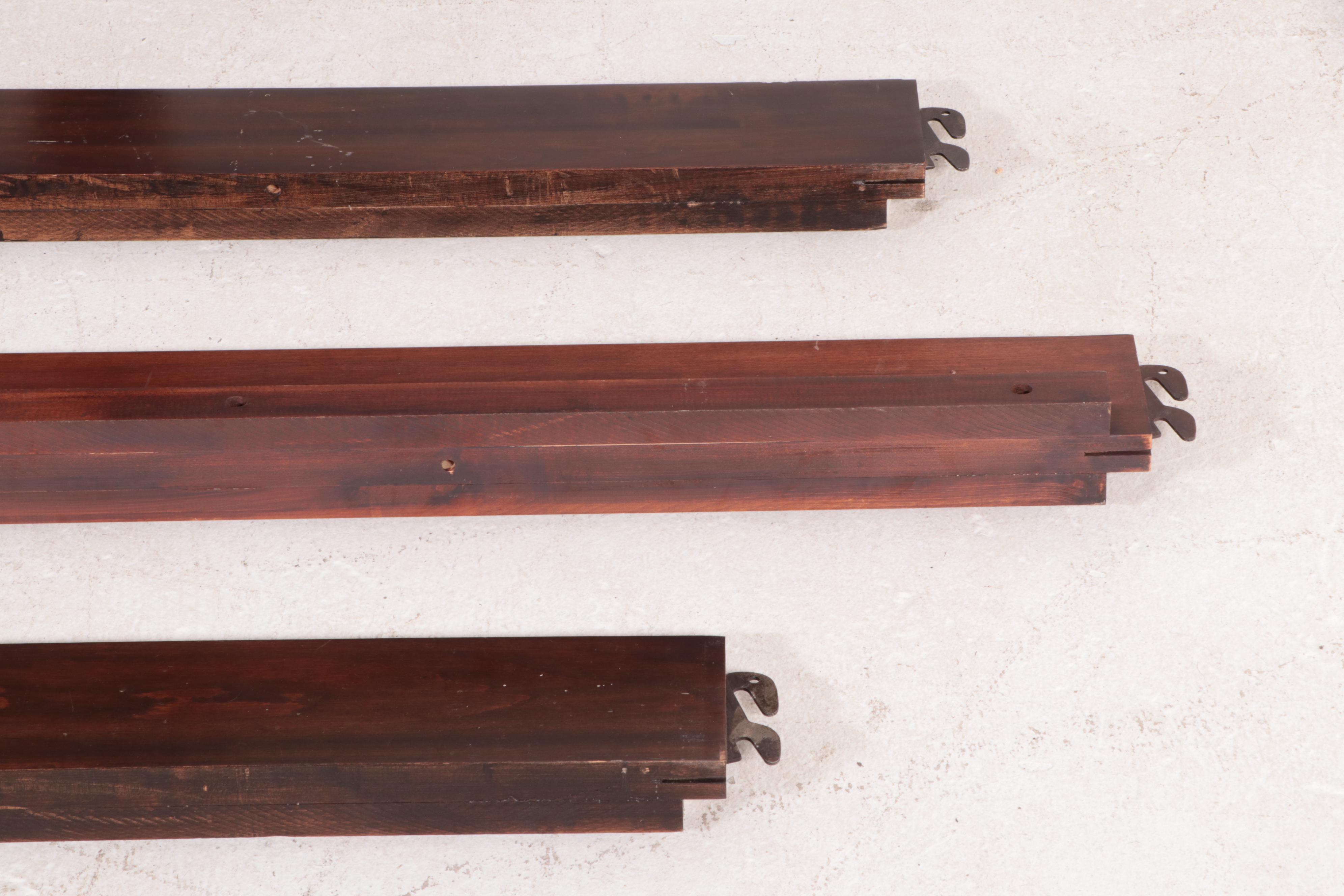 King Size Rice-Carved Mahogany Four-Poster Bed Frame