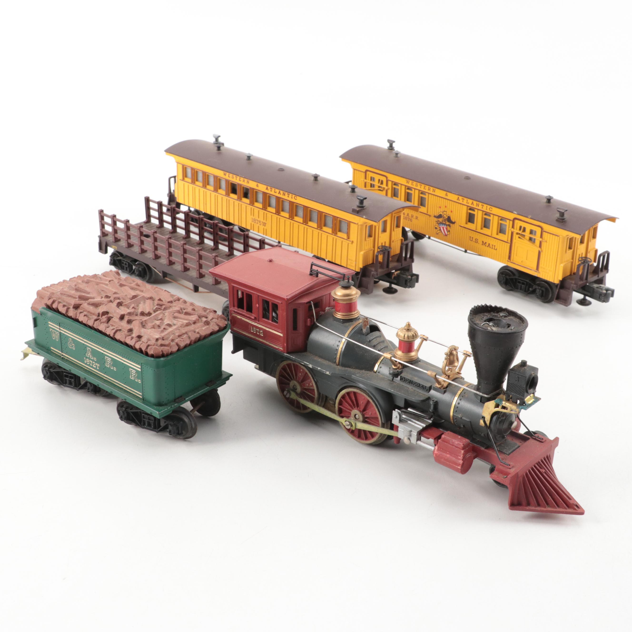 Lionel The General Steam Locomotive with Freight Car, More Electric Trains