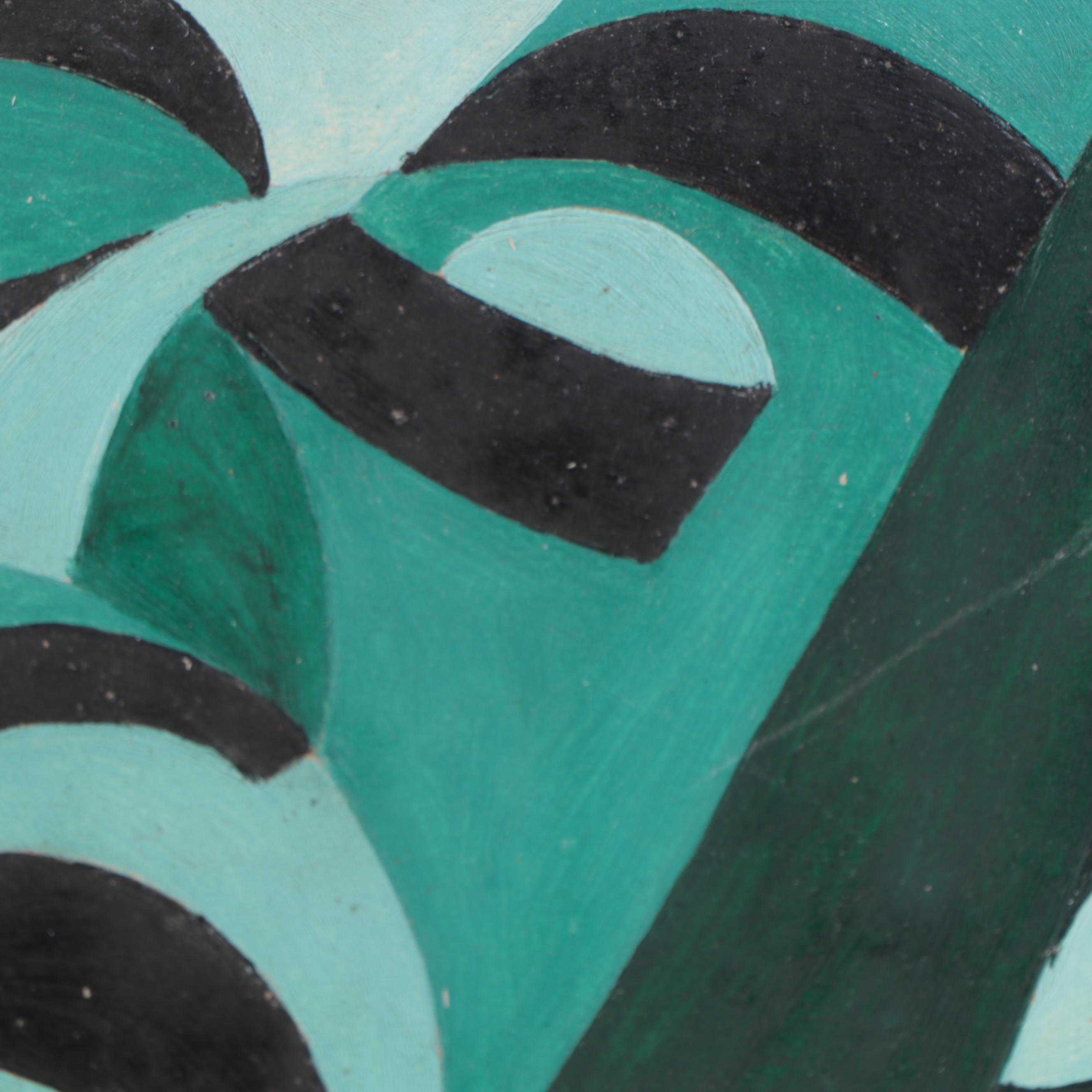 Miguel Dévèze Acrylic Portrait Painting, 1948