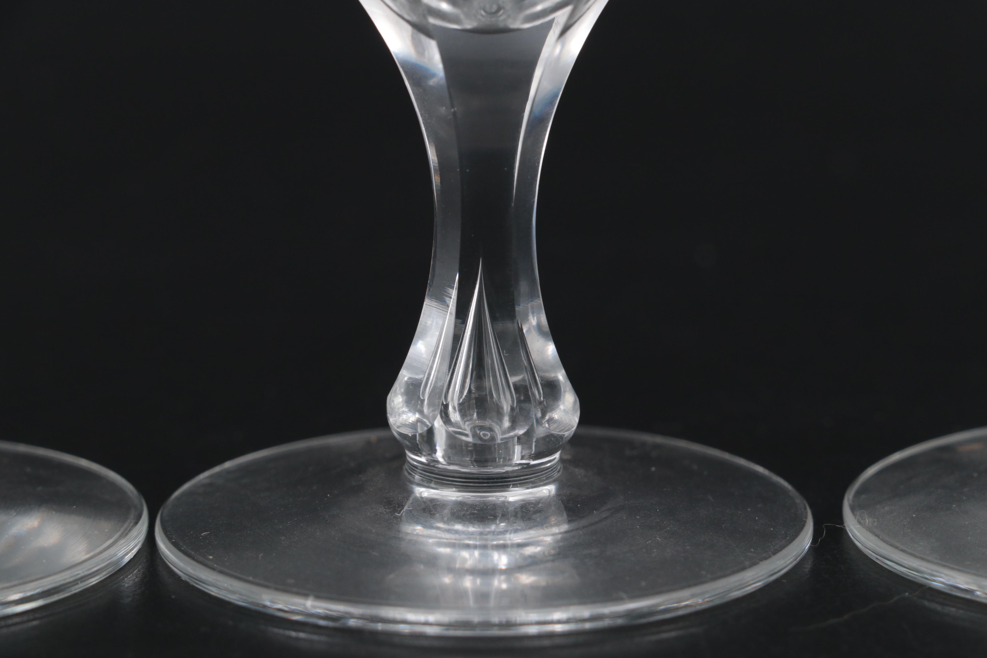 Kosta Boda "Grace" Blown Glass Decanter and Cordials