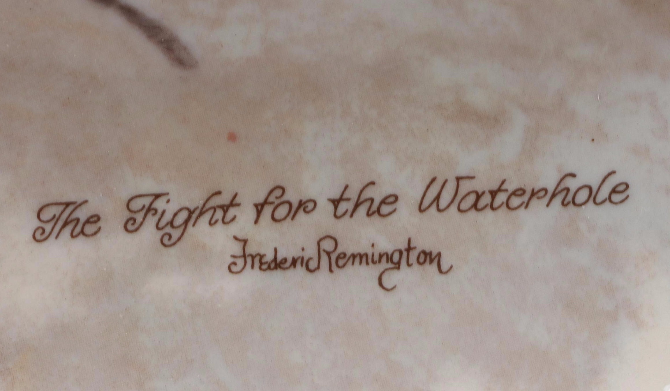 Gorham Frederic Remington Porcelain Collector Plates, 1970s