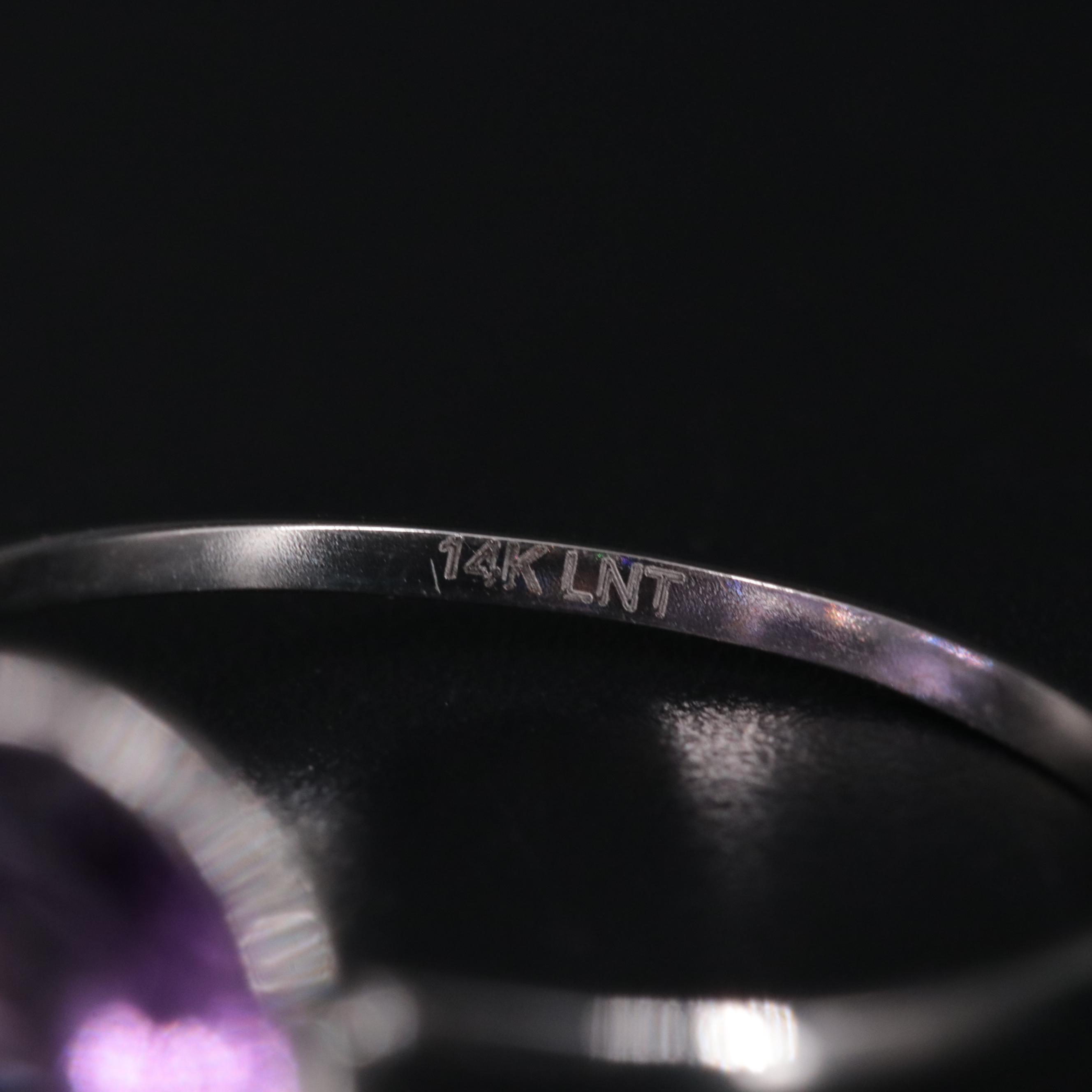14K Amethyst Ring