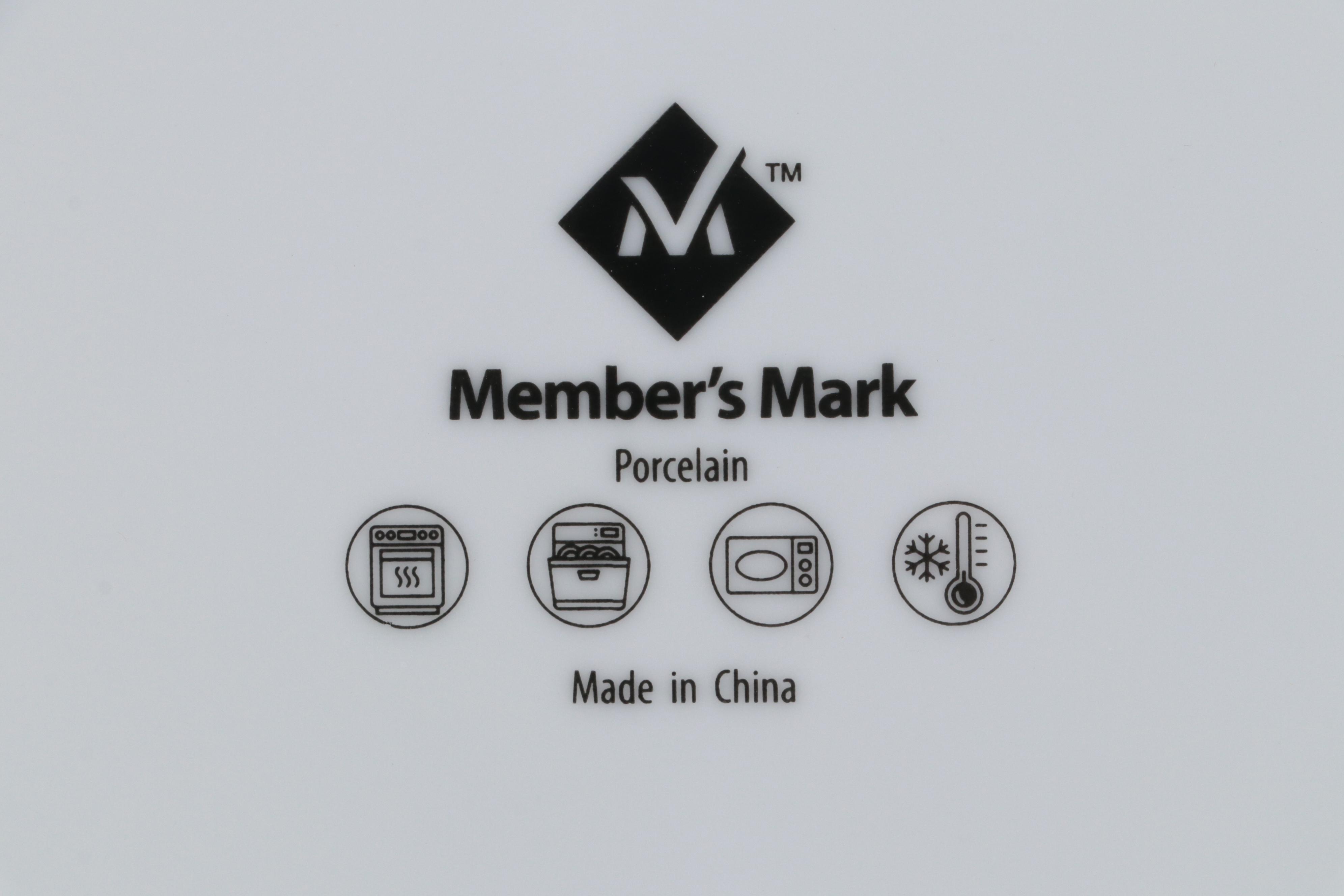 Member's Mark Porcelain Dinnerware