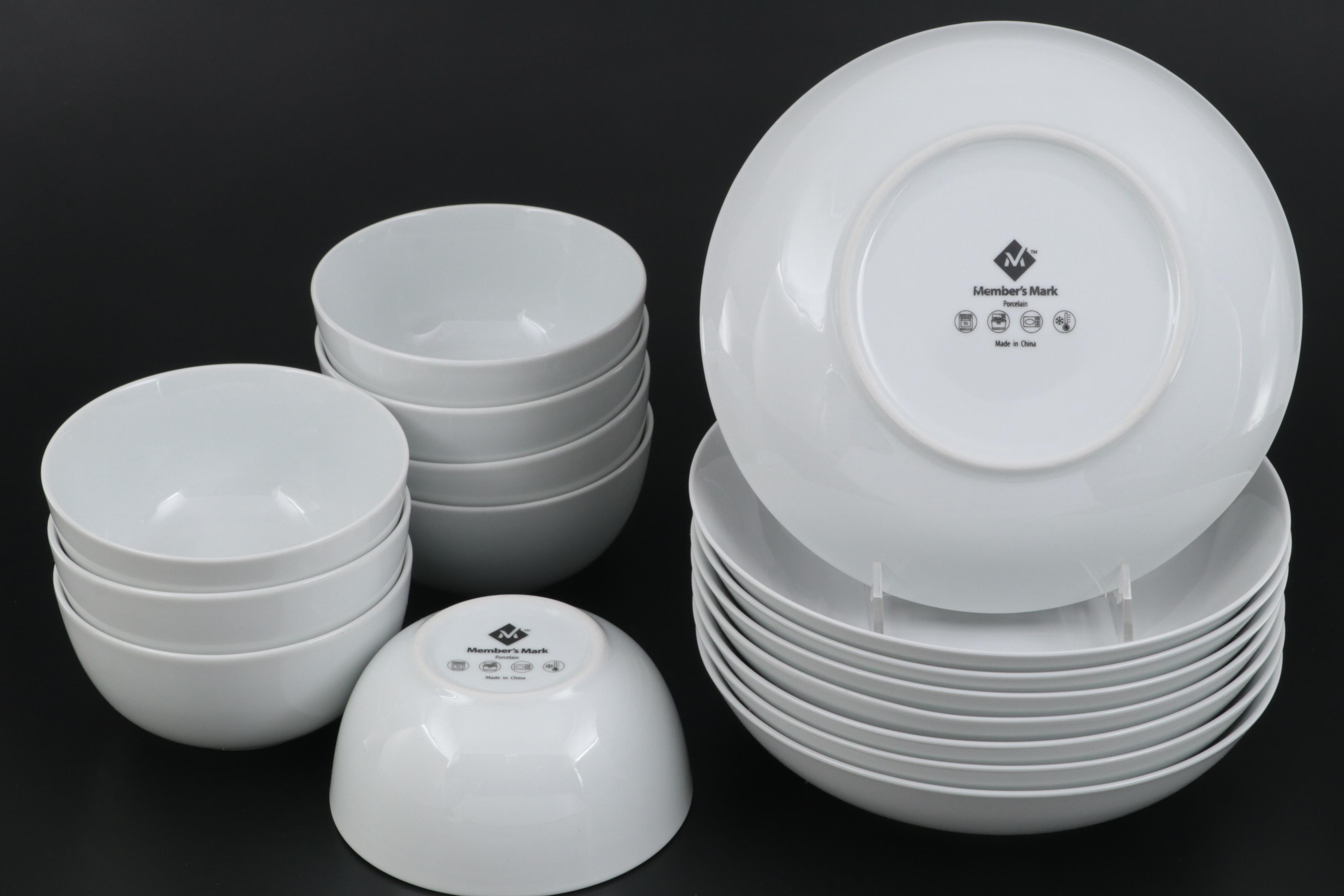 Member's Mark Porcelain Dinnerware