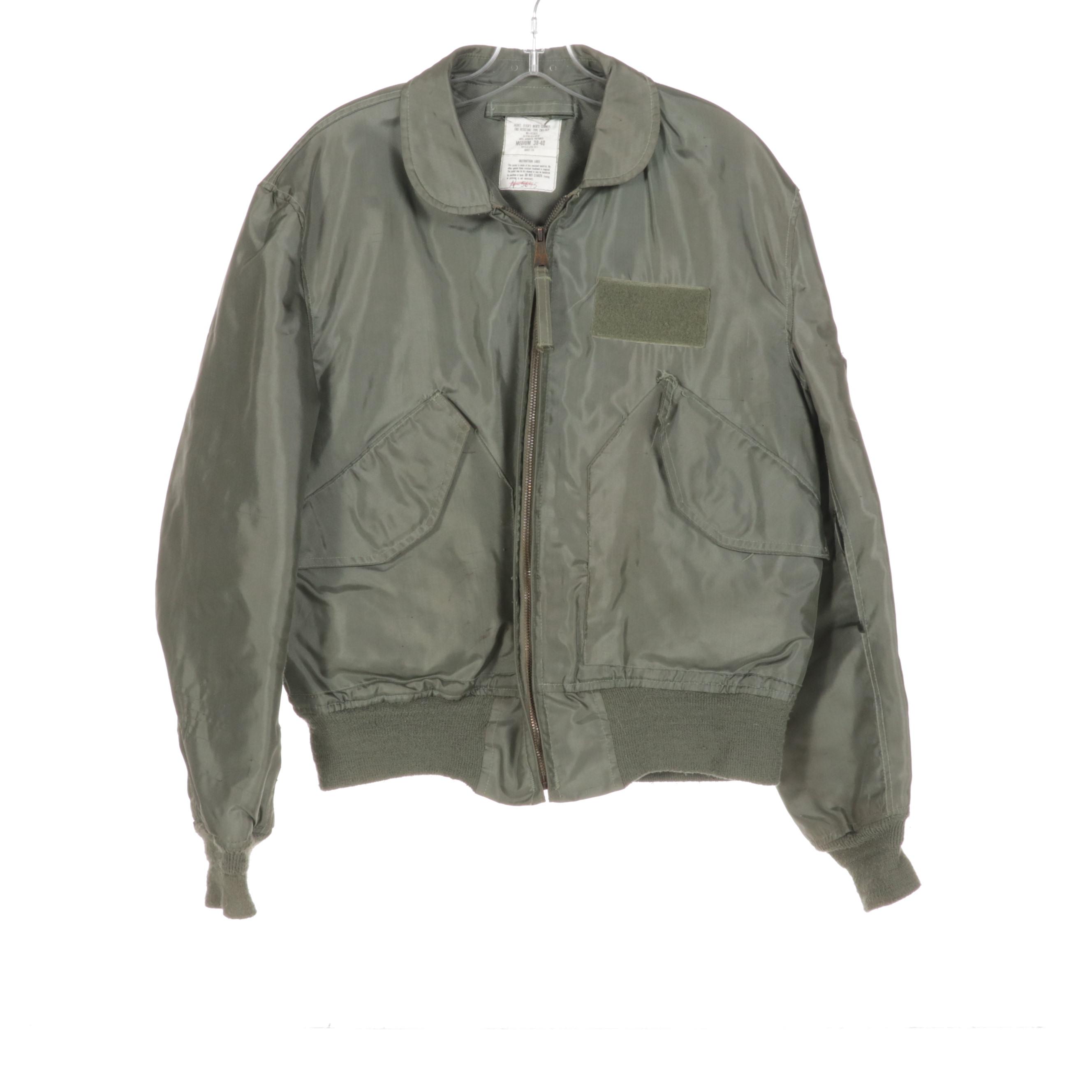 Men's United States Air Force Flight Suit With Bomber Jacket and Helmet Bag