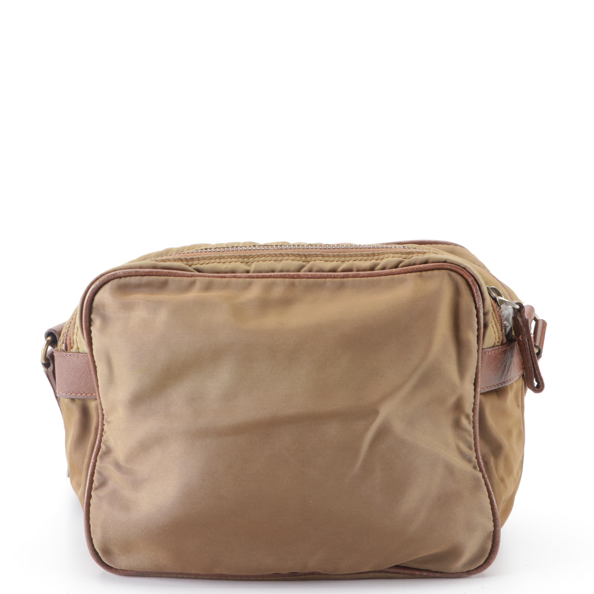 Prada Crossbody in Tessuto Nylon and Saffiano Leather