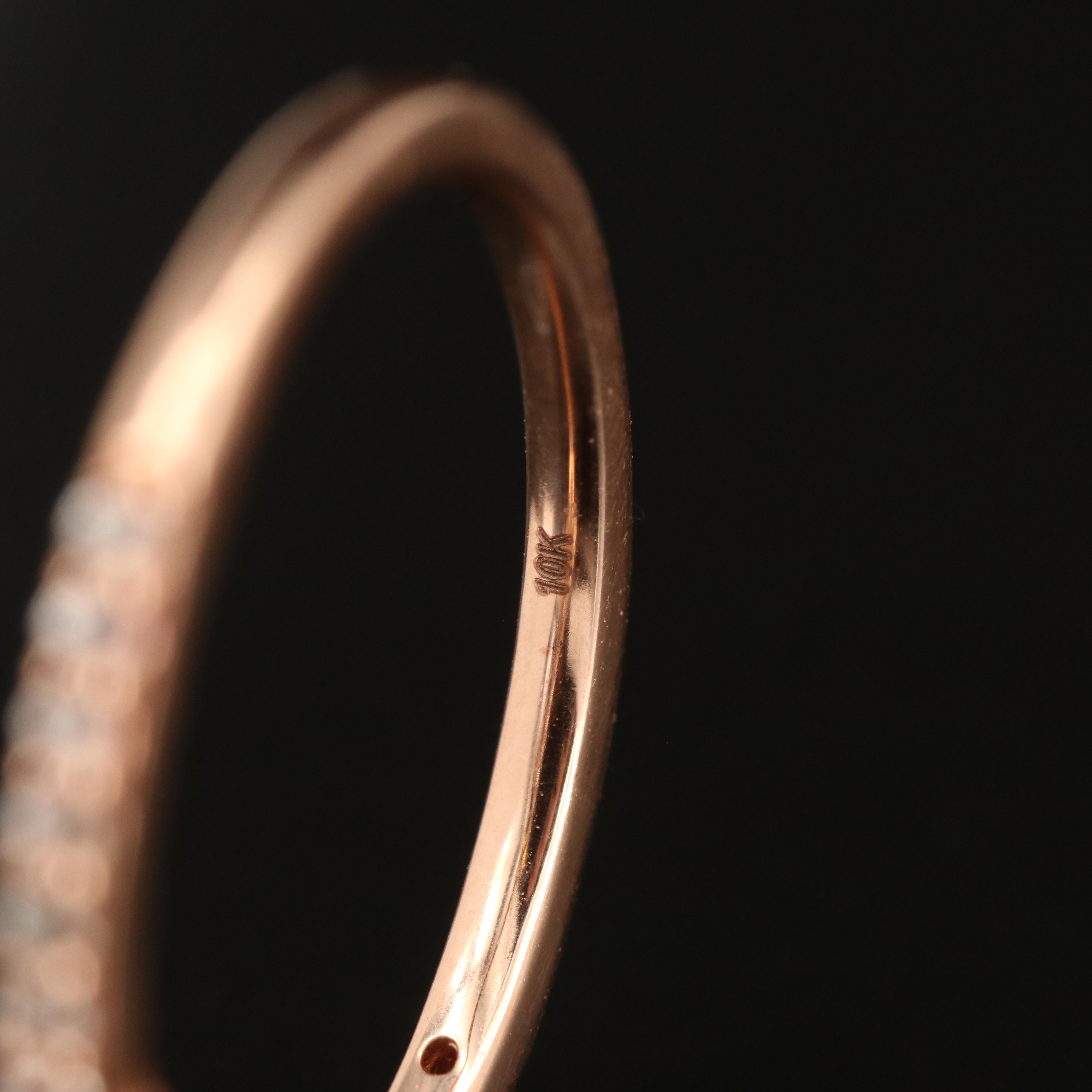 10K Rose Gold Opal and Sapphire Ring