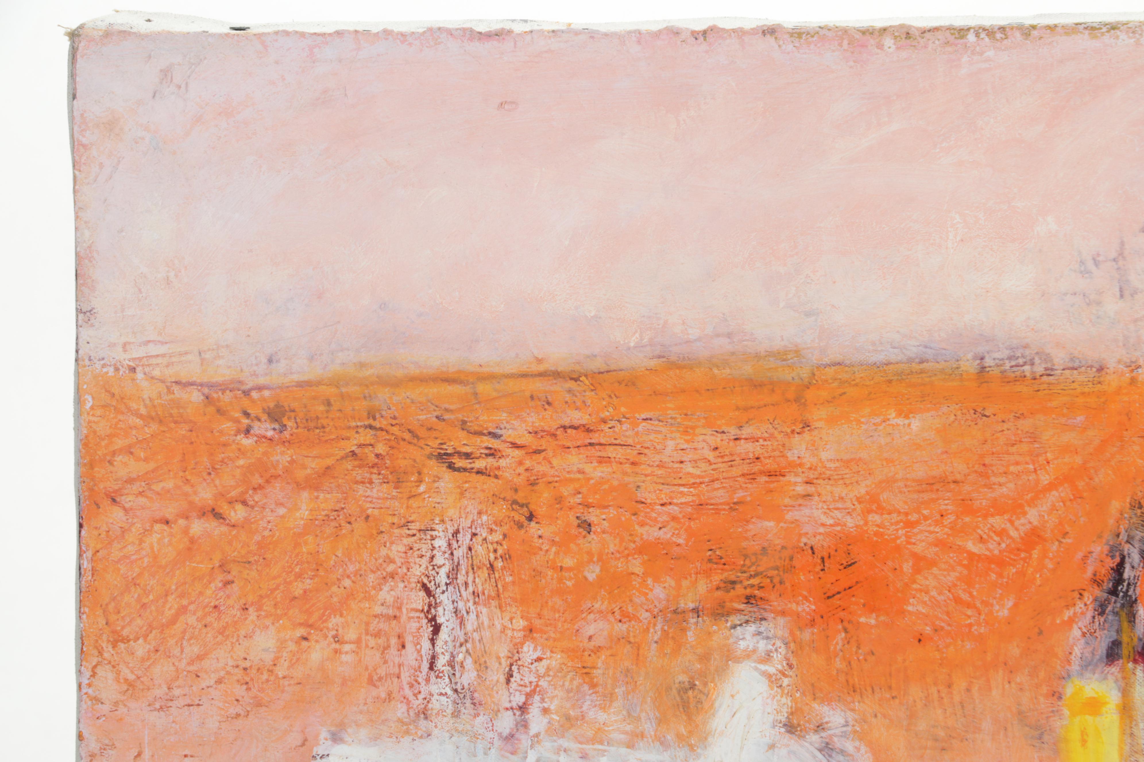 Jean Volang Maritime Mixed Media Painting "Boats 4"