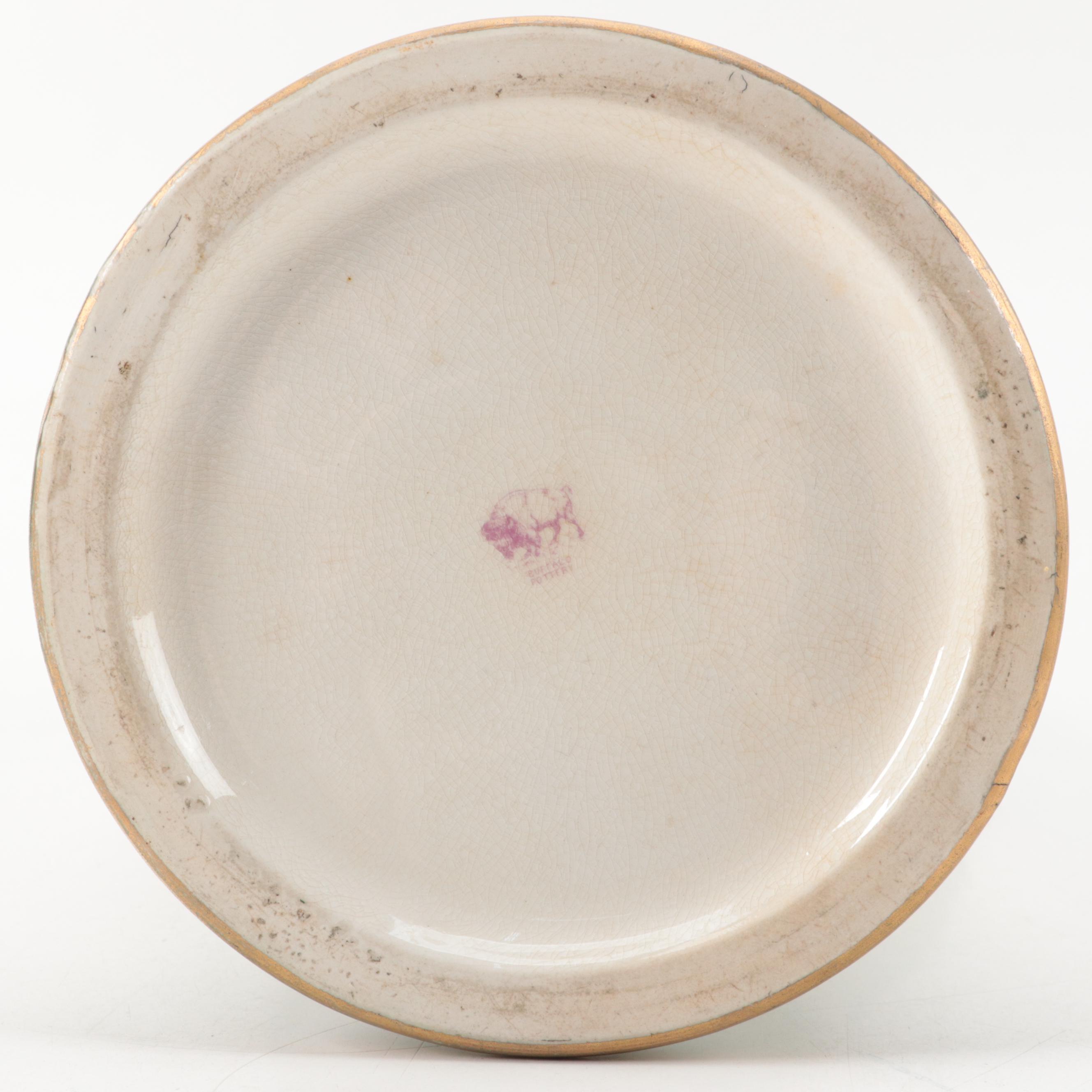 Buffalo Pottery Portrait Pitcher of Chief Hollow Horn Bear