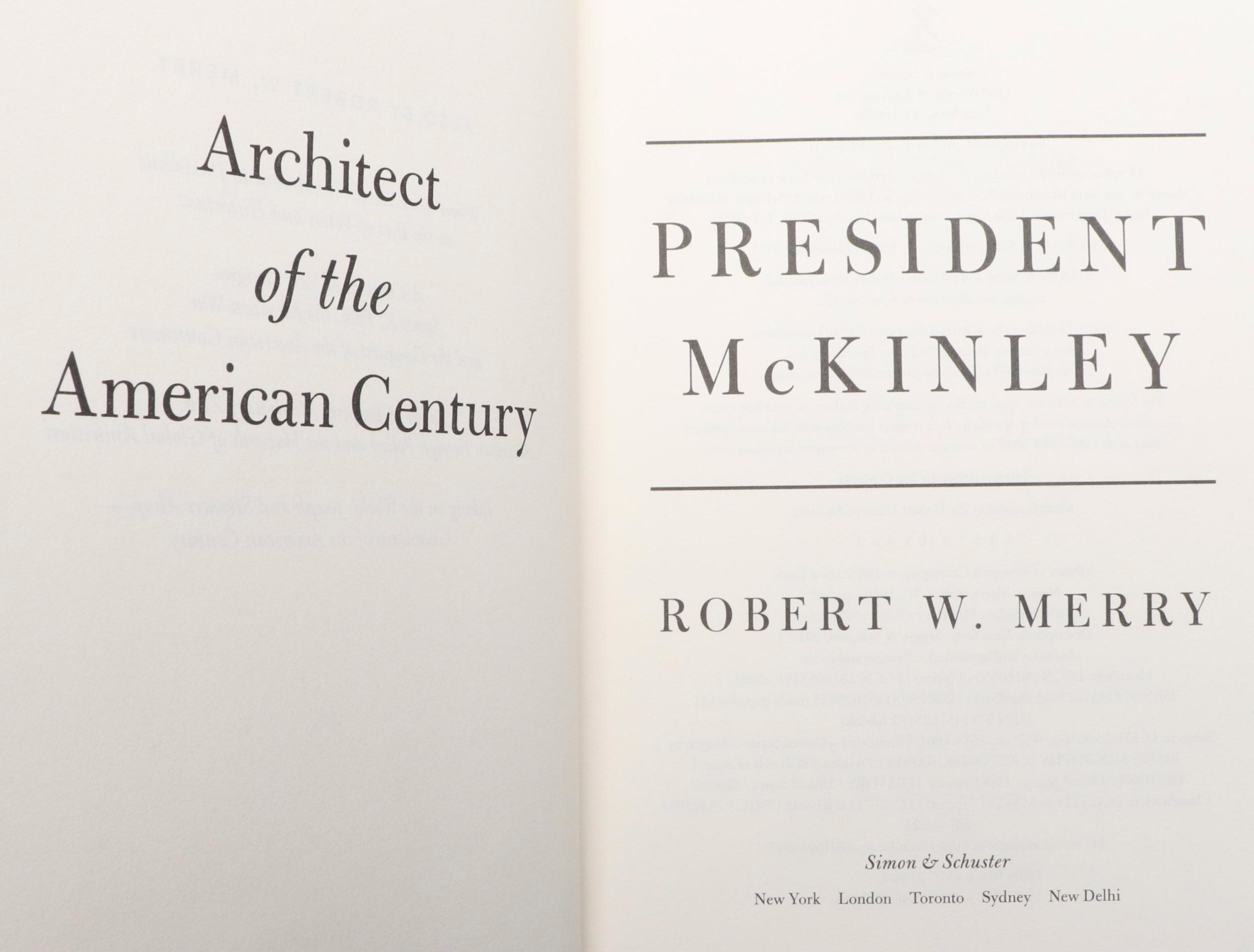 First Edition "President McKinley" and More Presidential Biographies