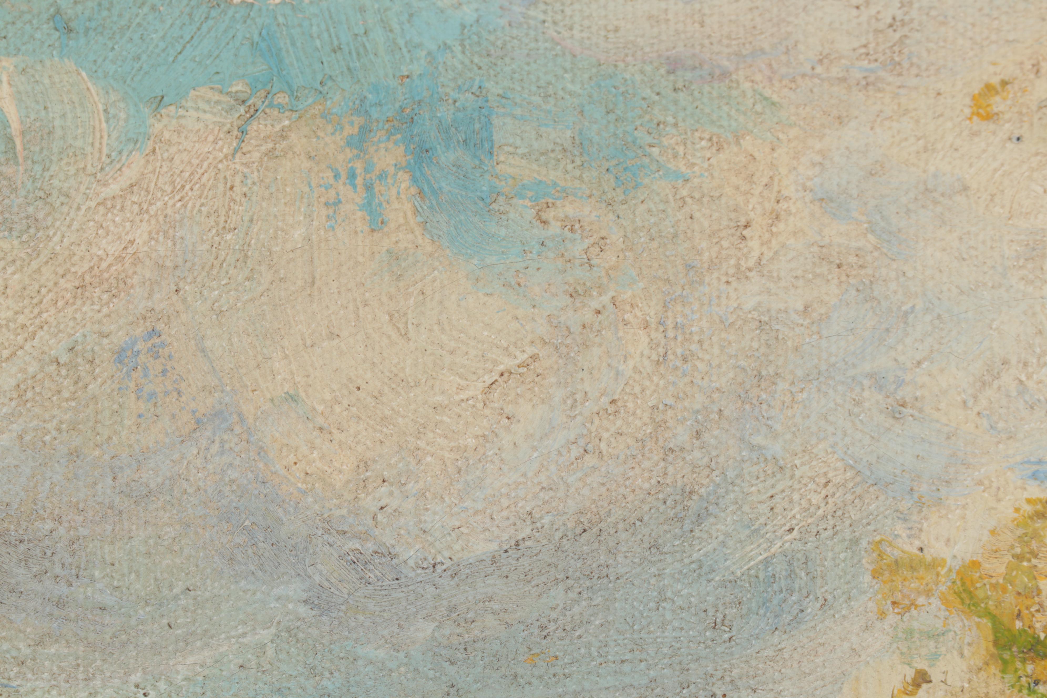 C. W. Fryer Landscape Oil Painting, Mid 20th Century