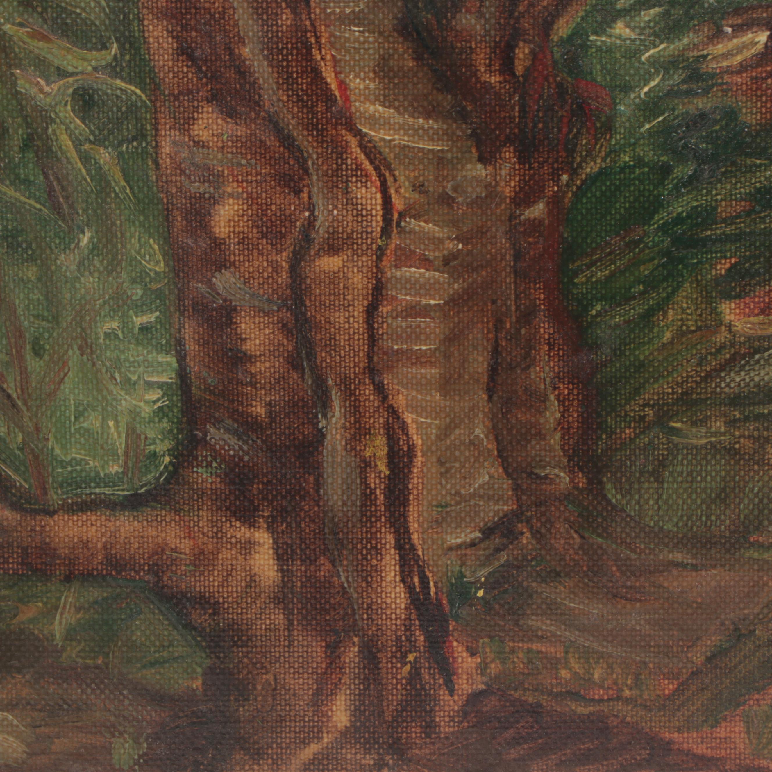 Forest Landscape Oil Painting