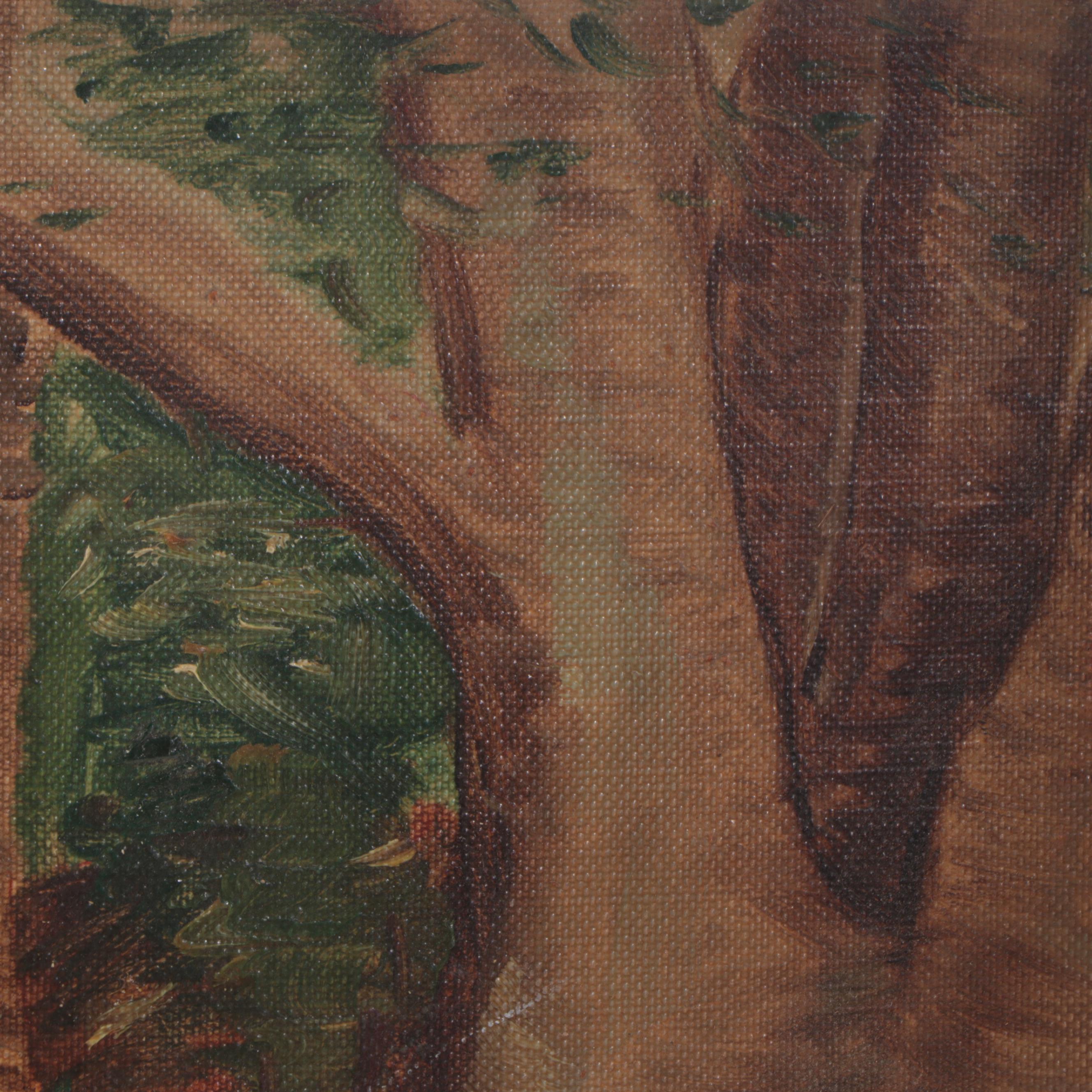 Forest Landscape Oil Painting