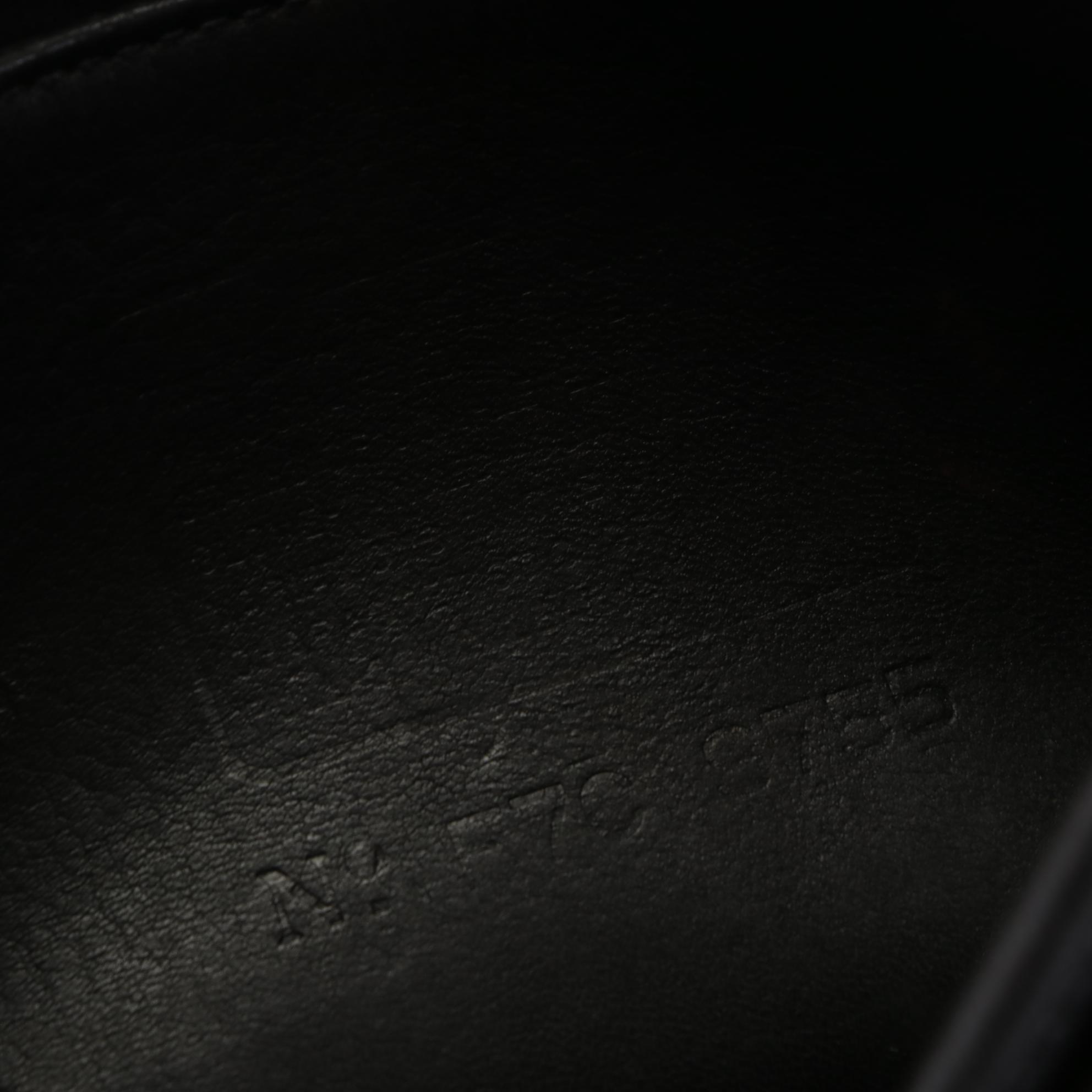 Coach Pocket Purse 9755 in Black Glove Tanned Leather