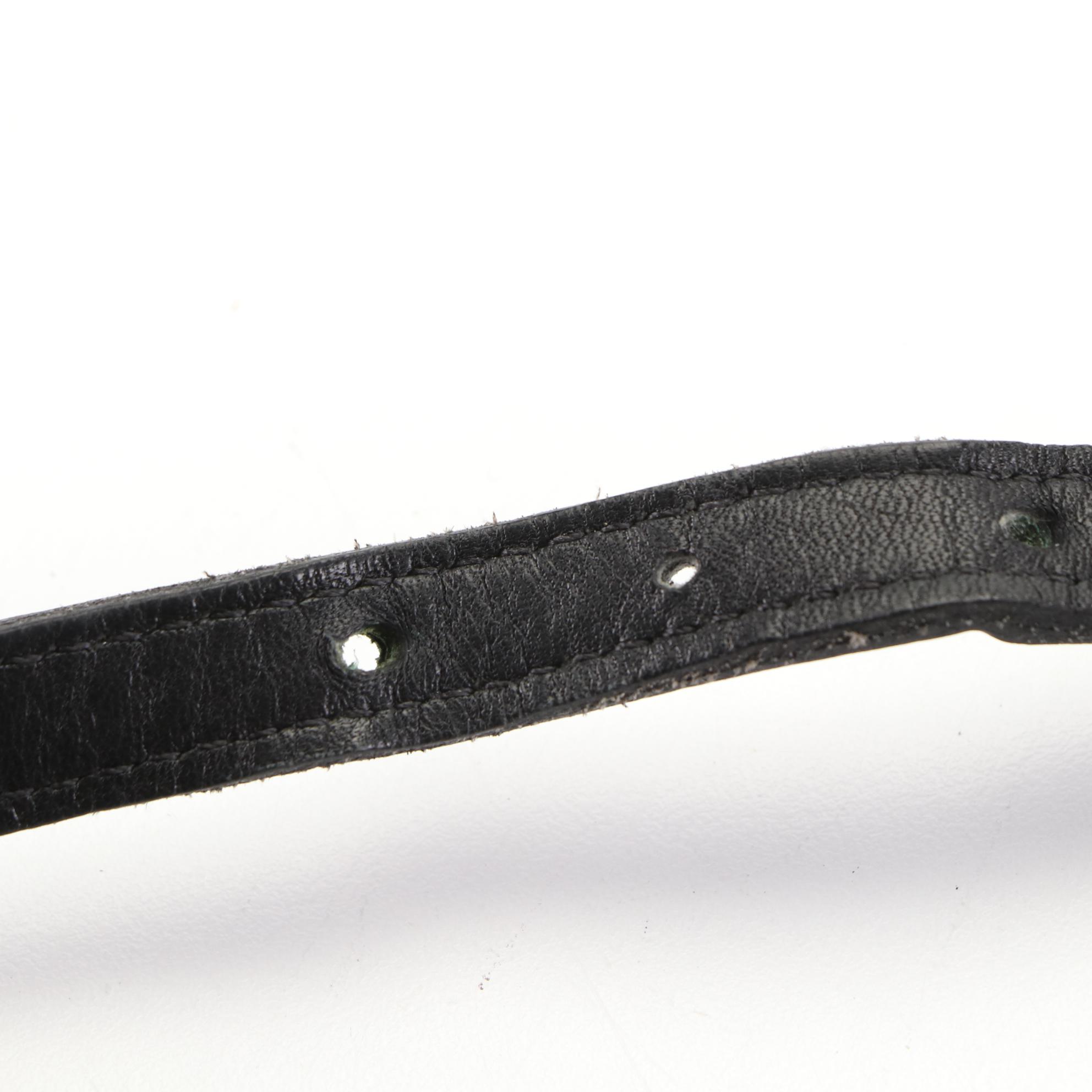 Coach Pocket Purse 9755 in Black Glove Tanned Leather