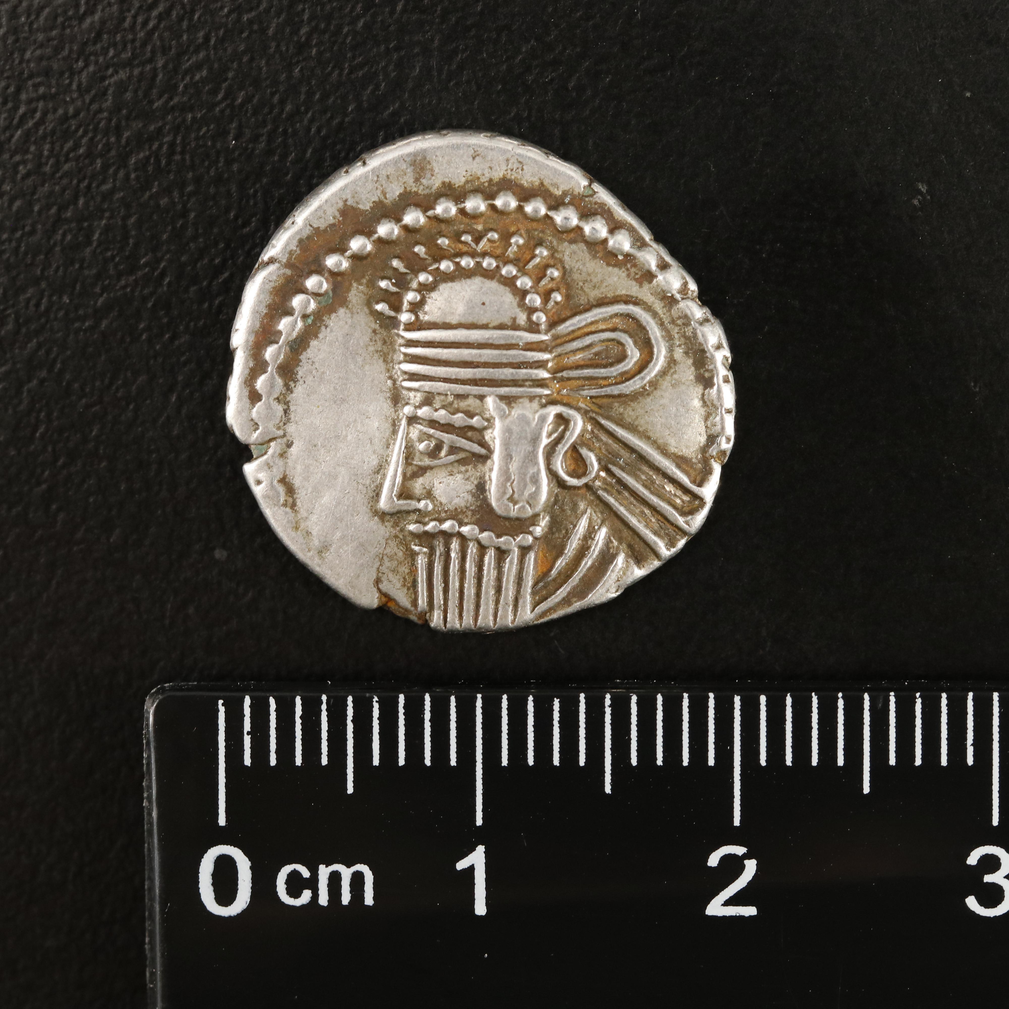 Ancient Parthian AR Drachm of Vologases IV, ca. 150 AD