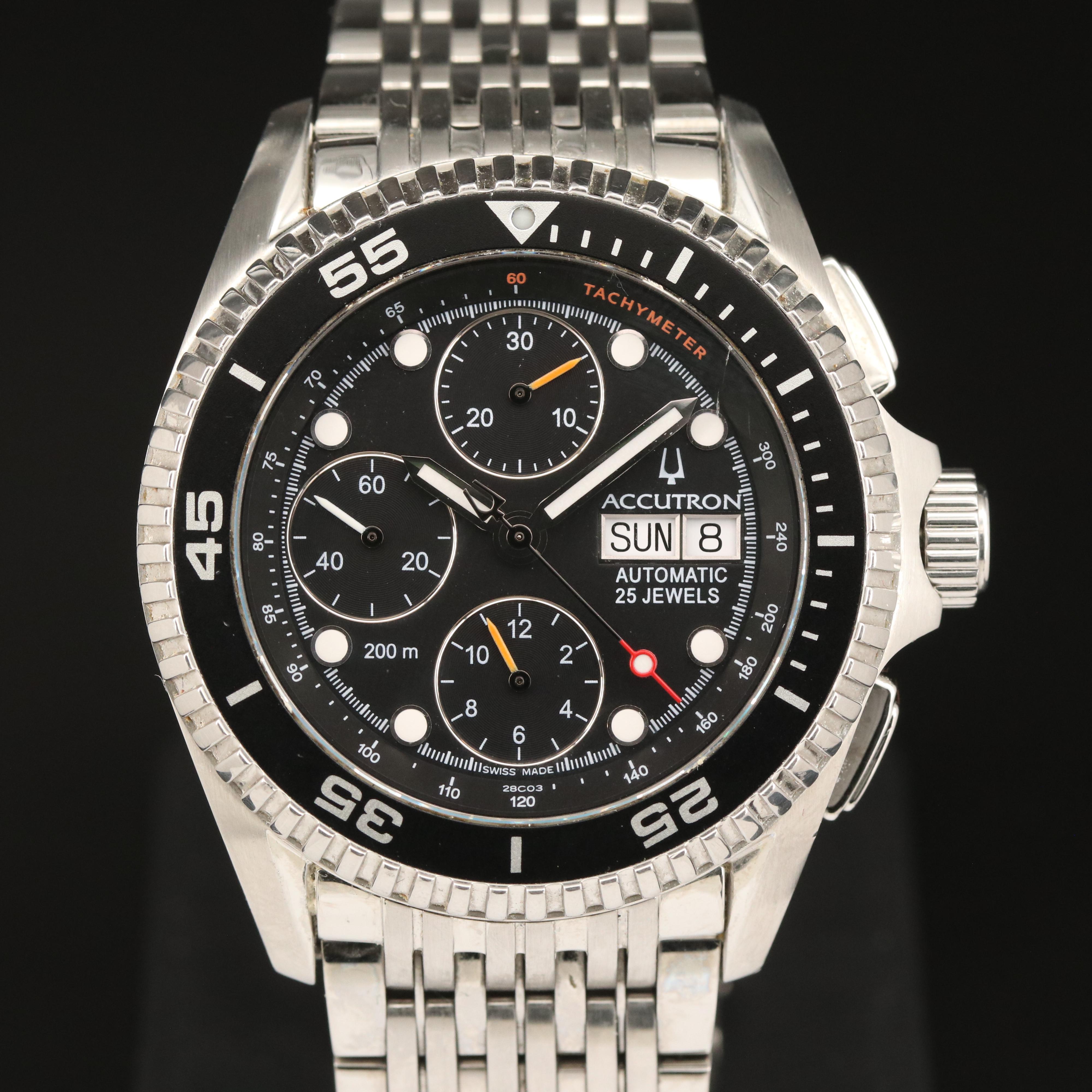Bulova Accutron Chronograph Day-Date Watch