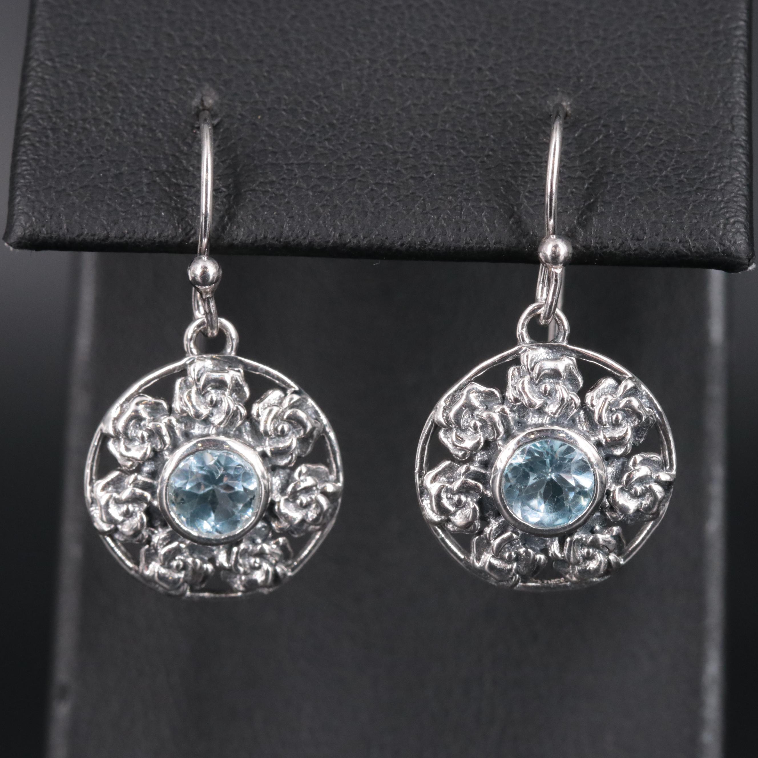 Sterling Silver Gemstone Earrings