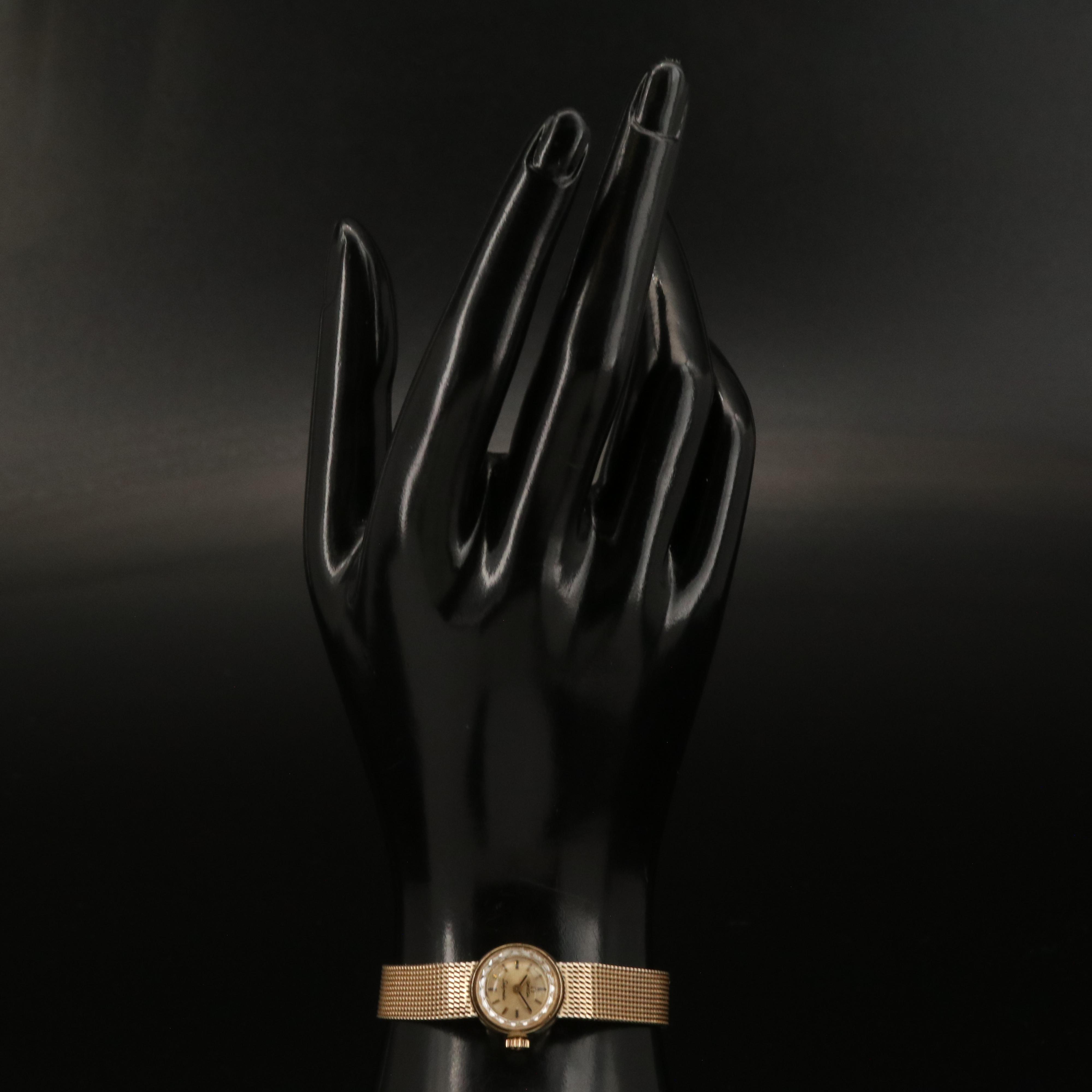 Omega Ladymatic Faceted Crystal Automatic Watch