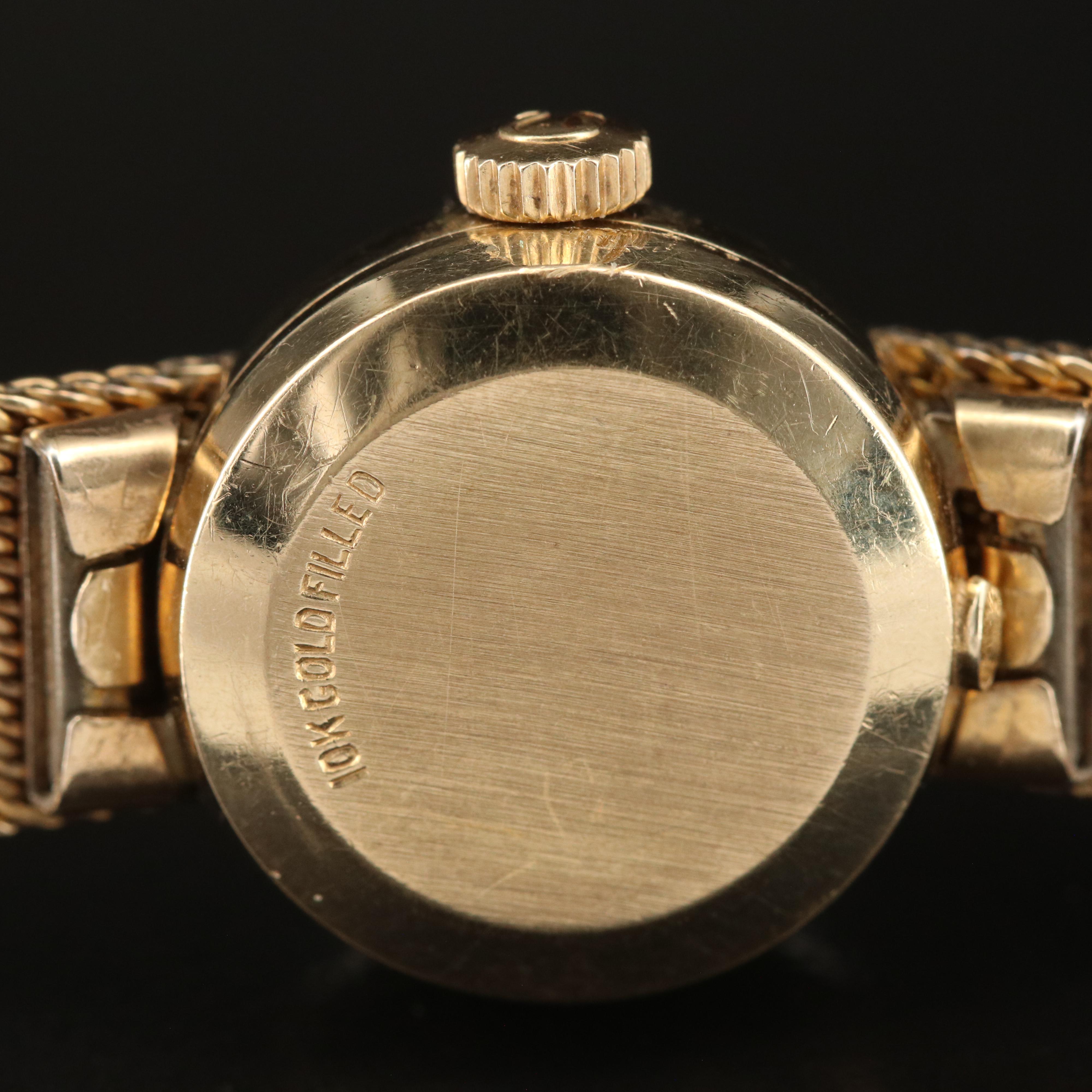 Omega Ladymatic Faceted Crystal Automatic Watch