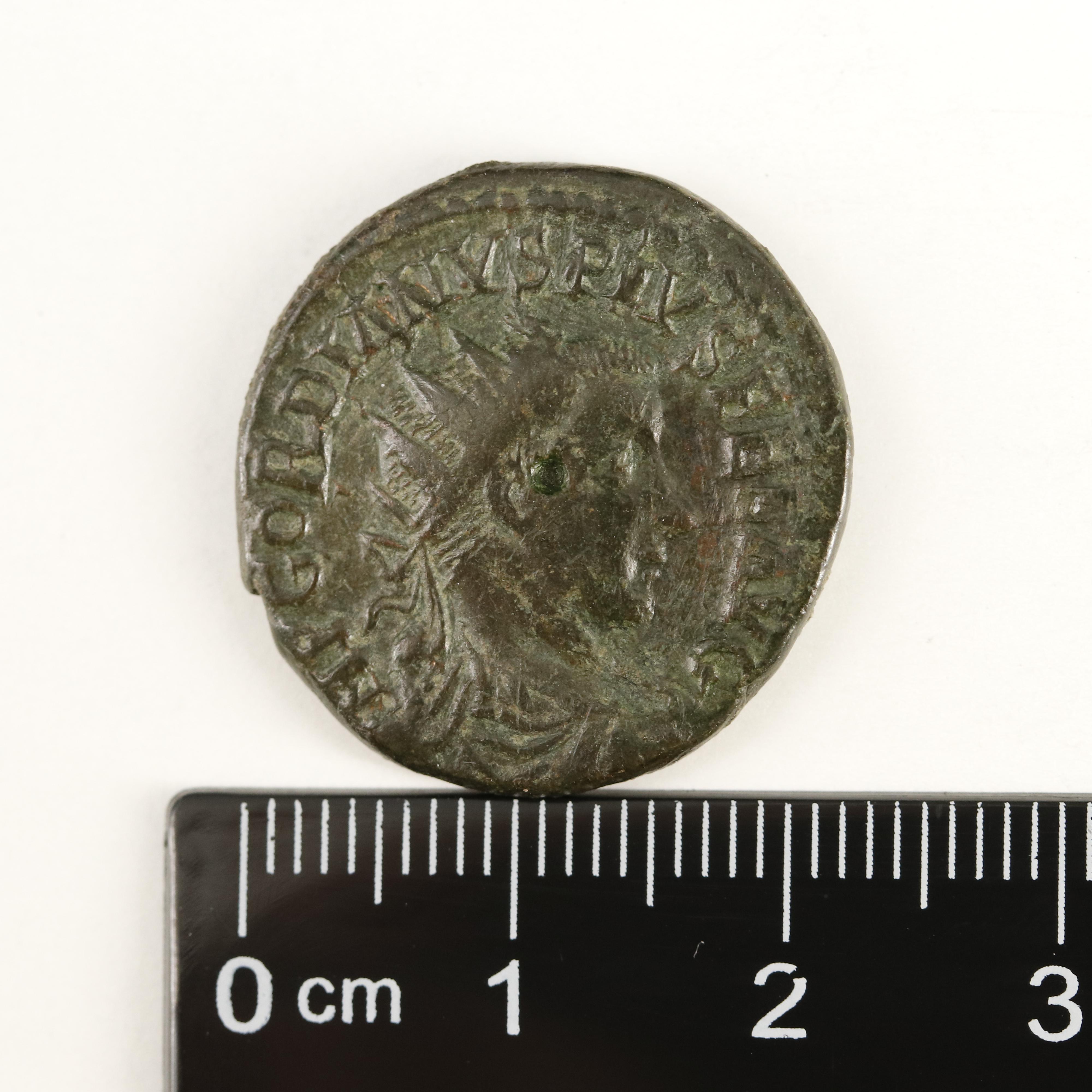 Ancient Moesia Superior AE23 Coin of Gordian III, ca. 242 AD