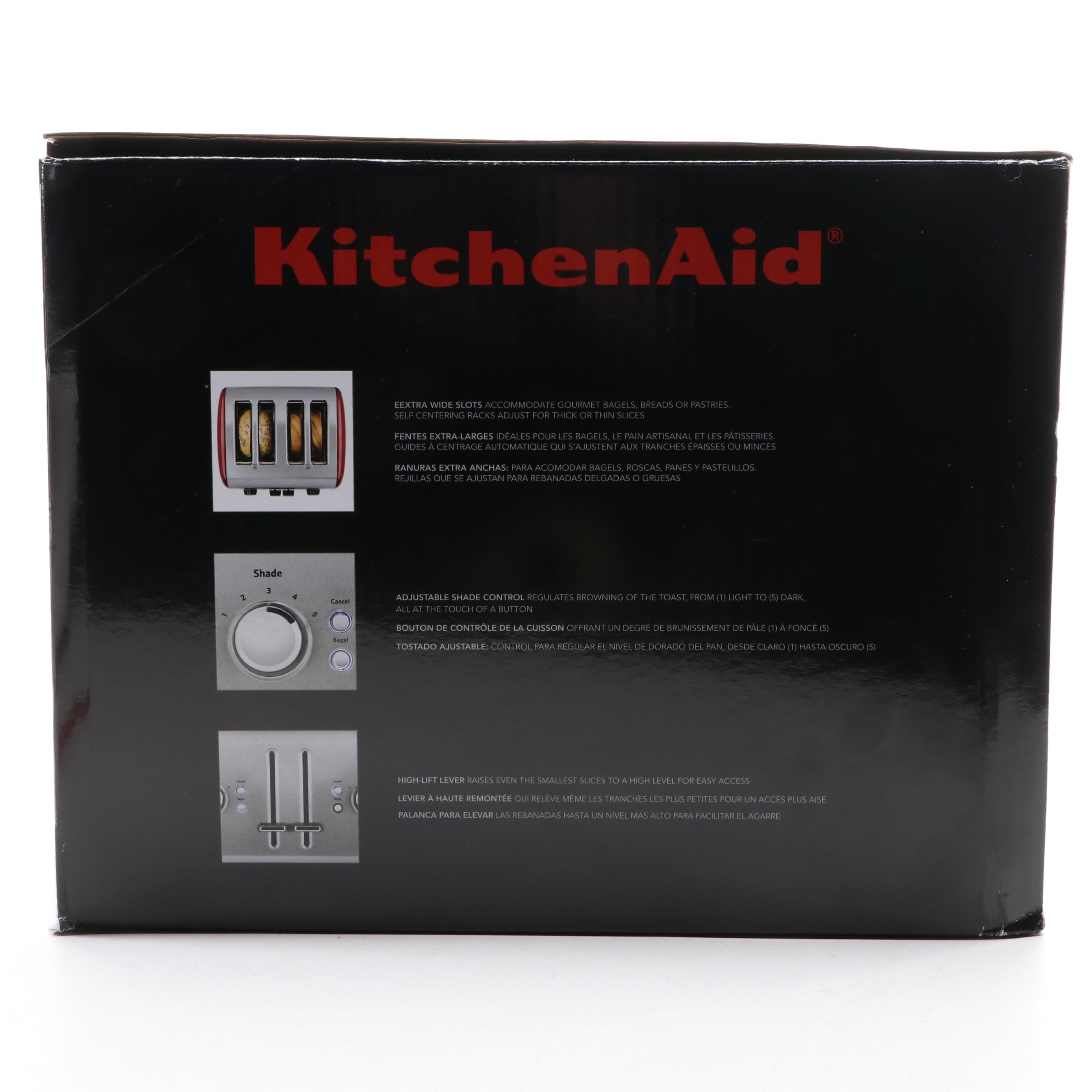 KitchenAid Four Slice Toaster in Empire Red