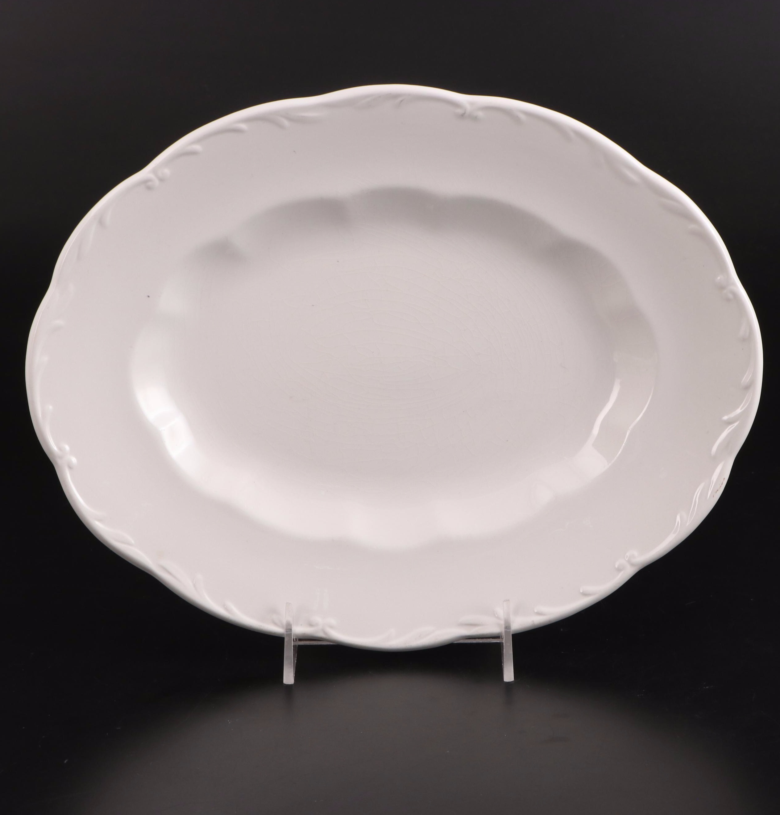 J & G Meakin "Classic White"  and Other English Ironstone Tableware