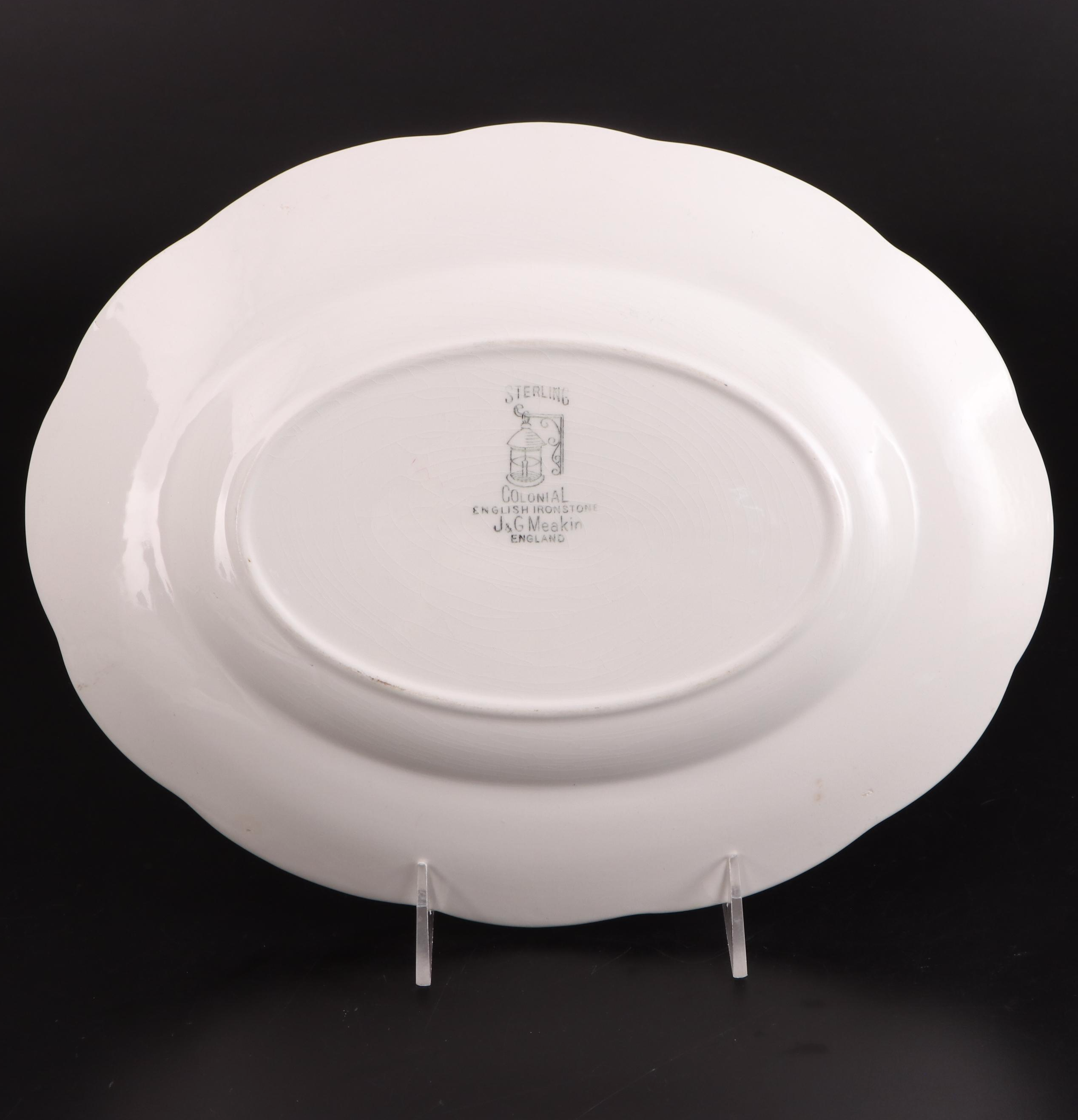 J & G Meakin "Classic White"  and Other English Ironstone Tableware