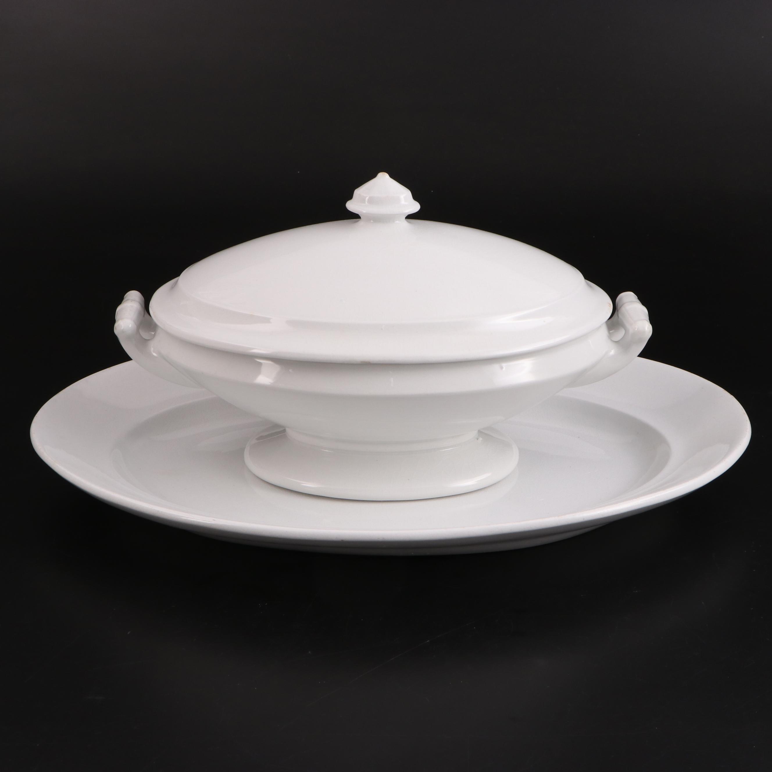 J & G Meakin "Classic White"  and Other English Ironstone Tableware