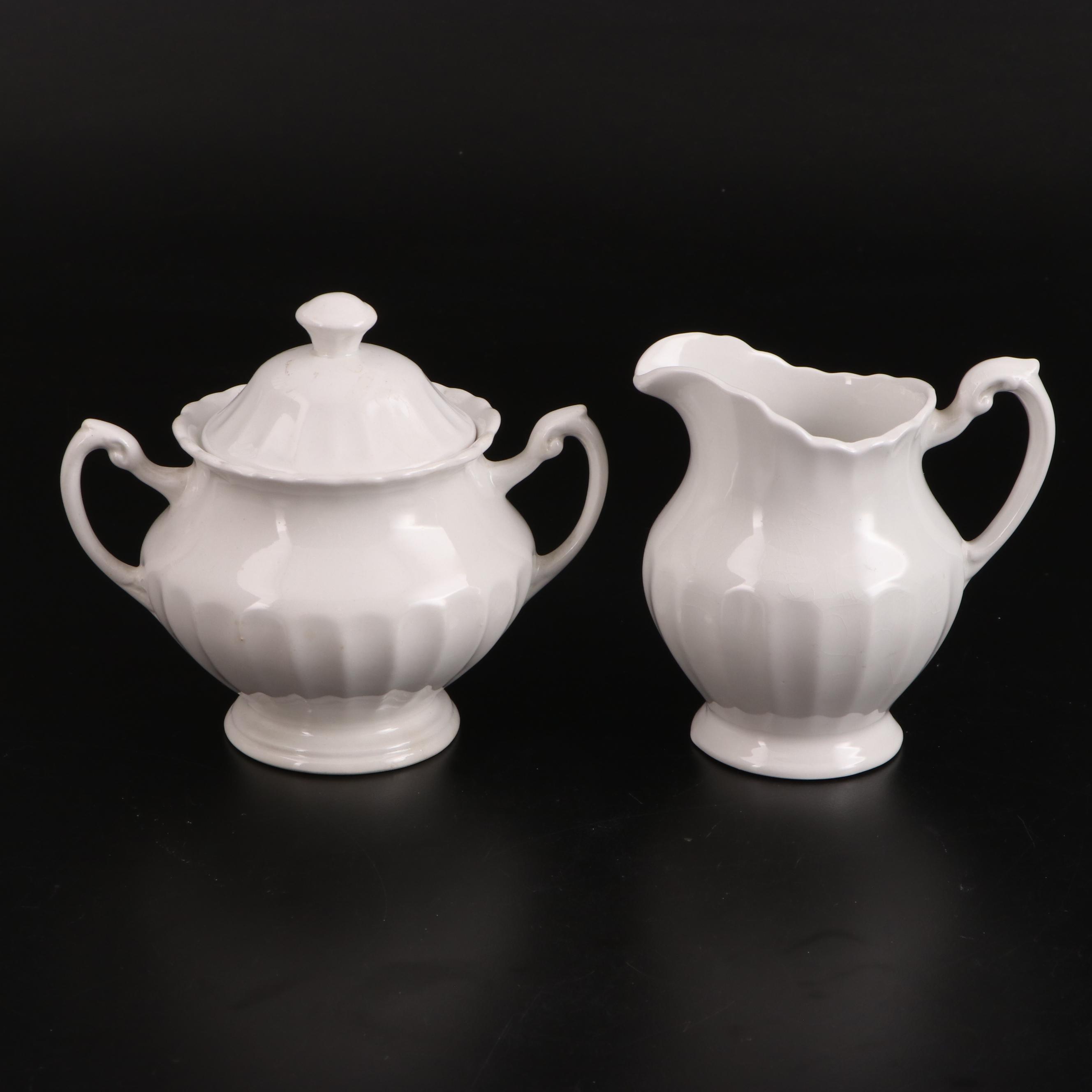 J & G Meakin "Classic White"  and Other English Ironstone Tableware
