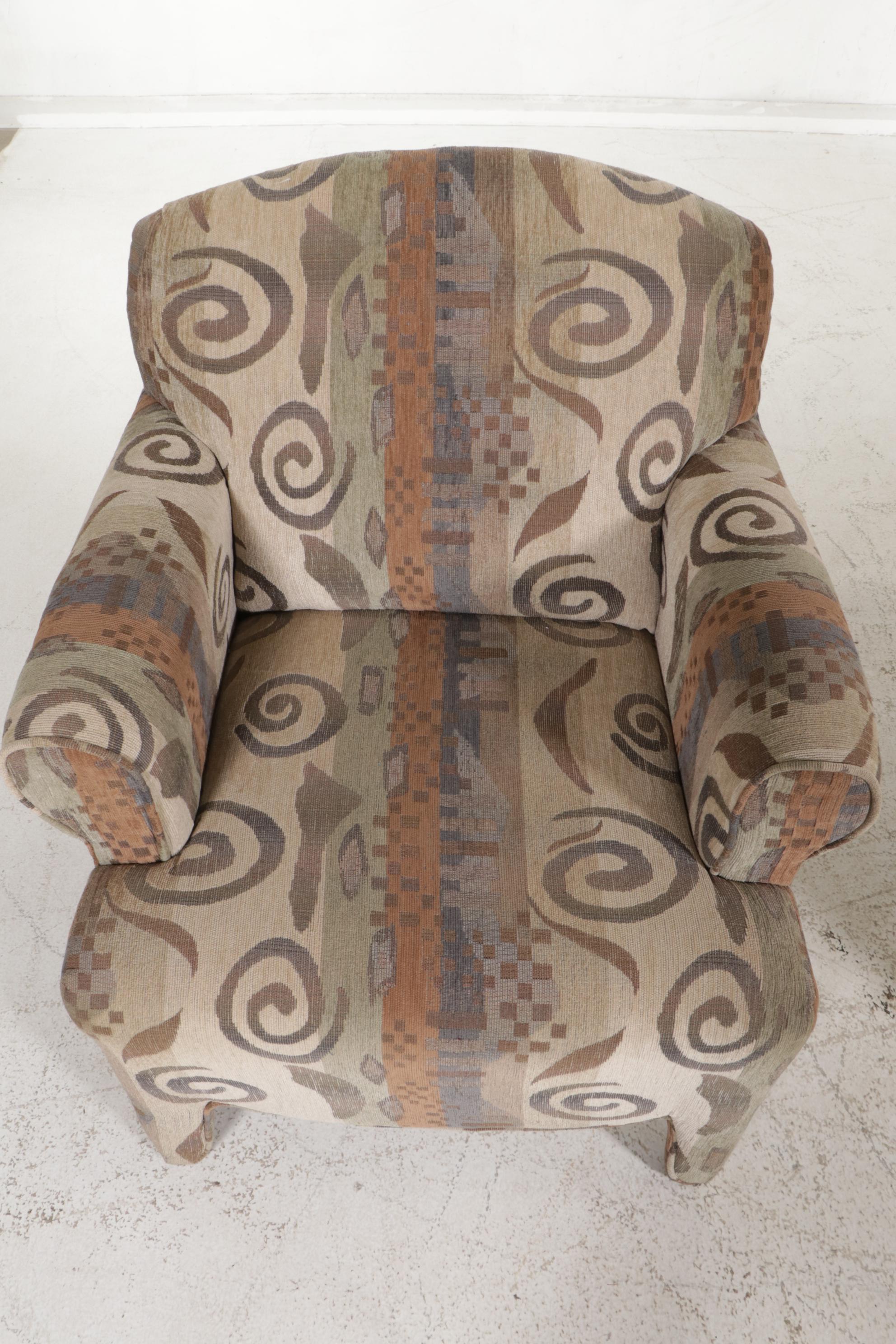 Kroehler Furniture Upholstered Armchair, Late 20th Century