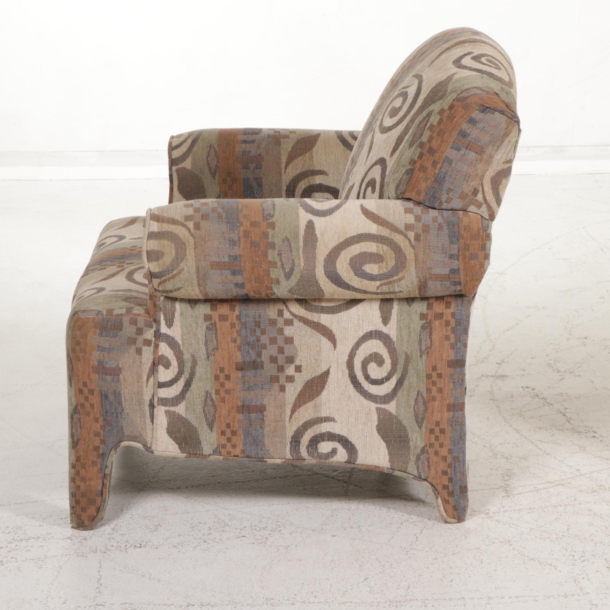 Kroehler Furniture Upholstered Armchair, Late 20th Century