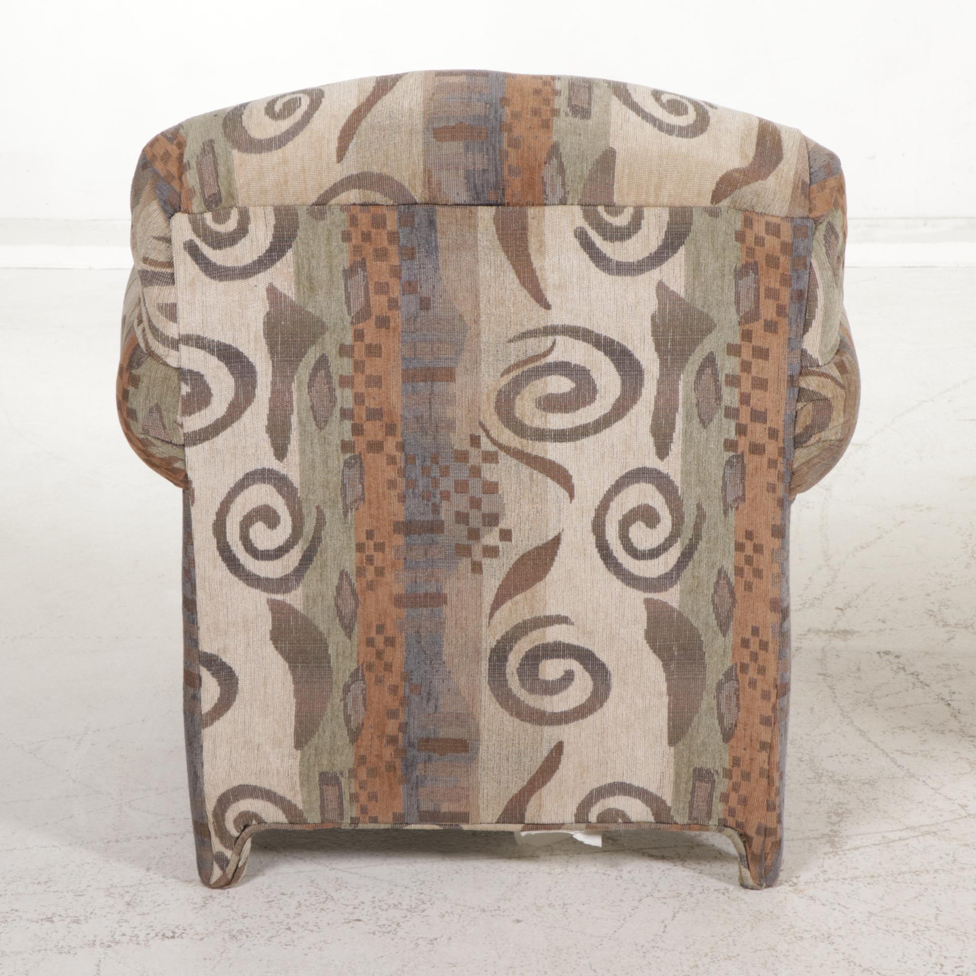 Kroehler Furniture Upholstered Armchair, Late 20th Century