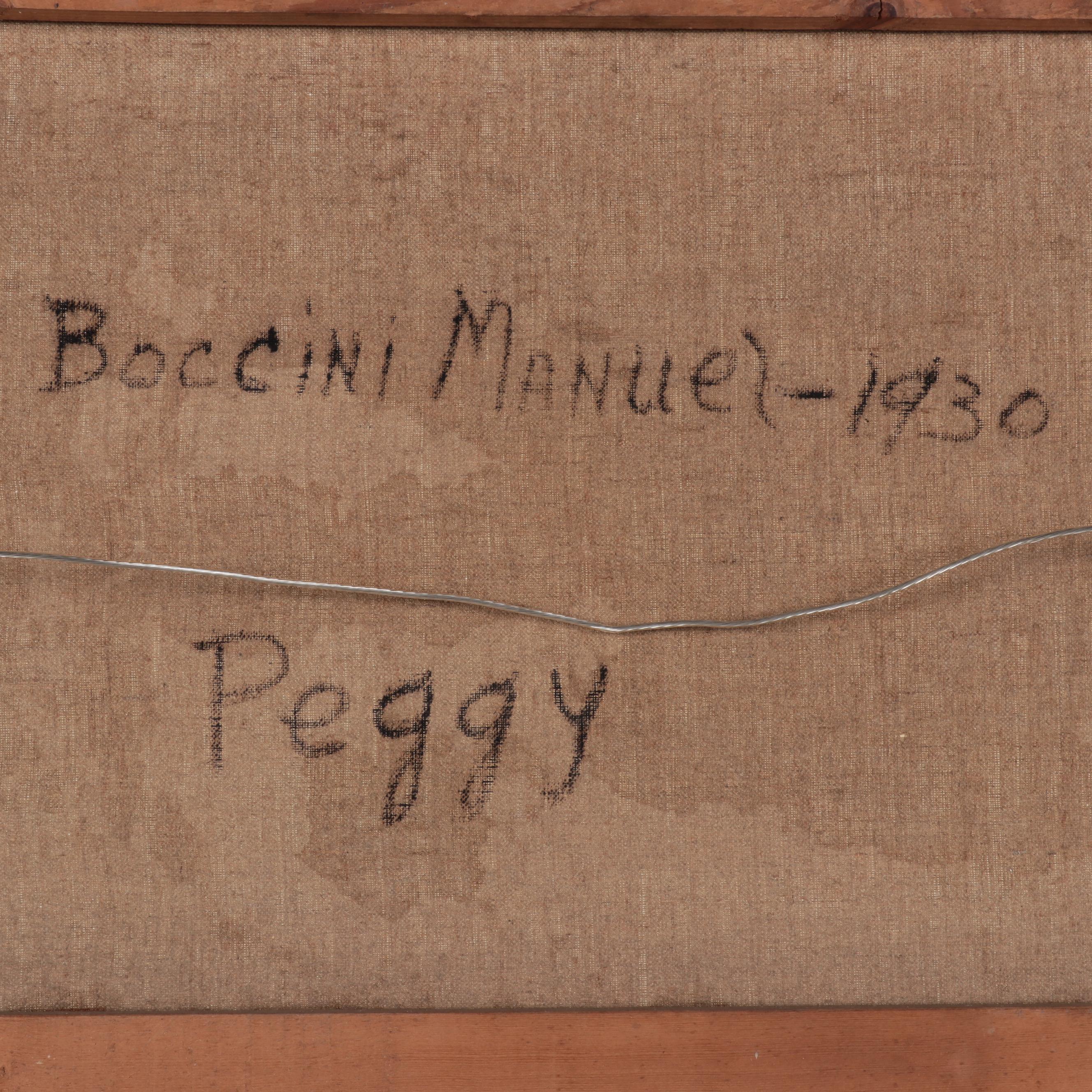 Boccini Manuel Nude Portrait Oil Painting "Peggy"