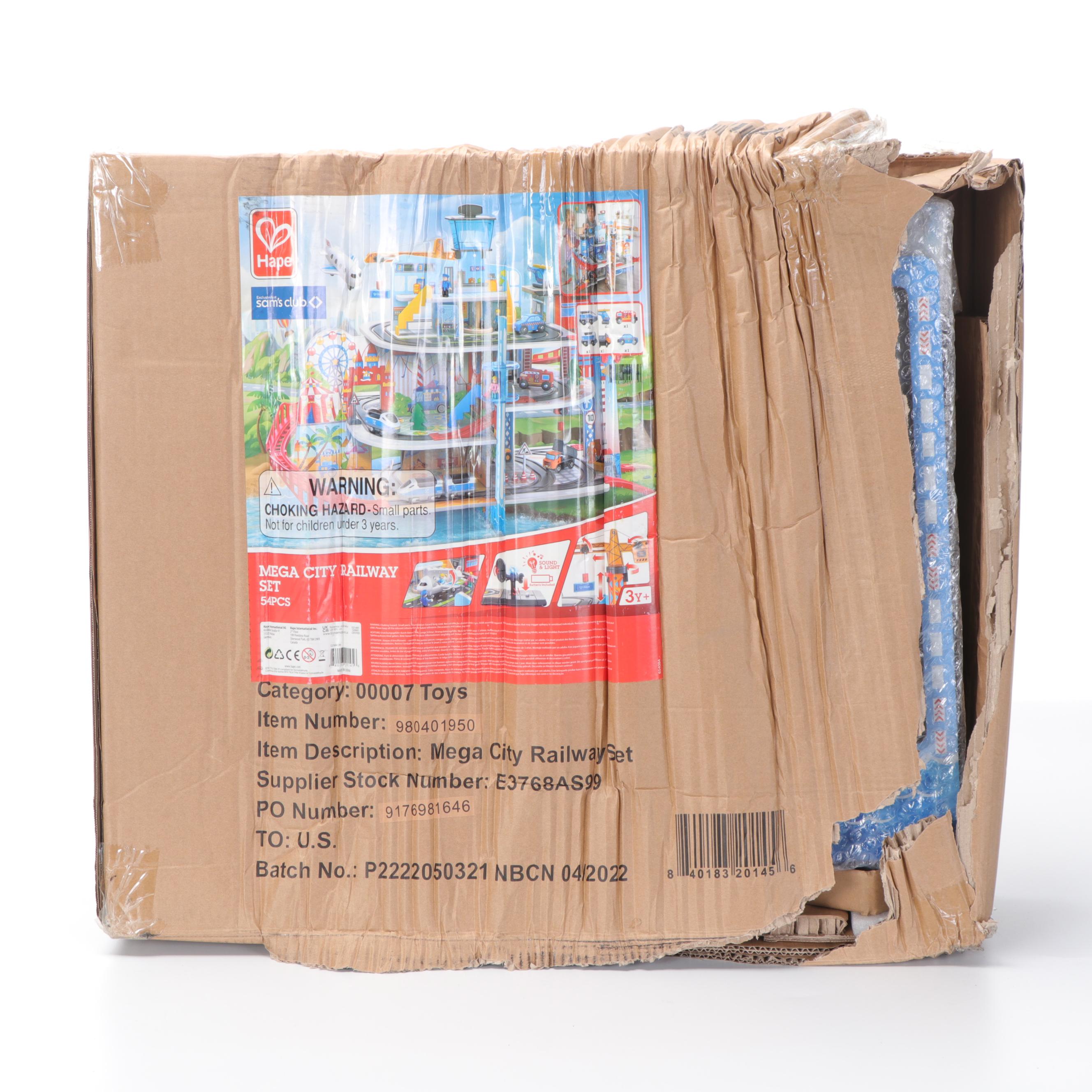 Hape for Sam's Club Mega City Railway Set