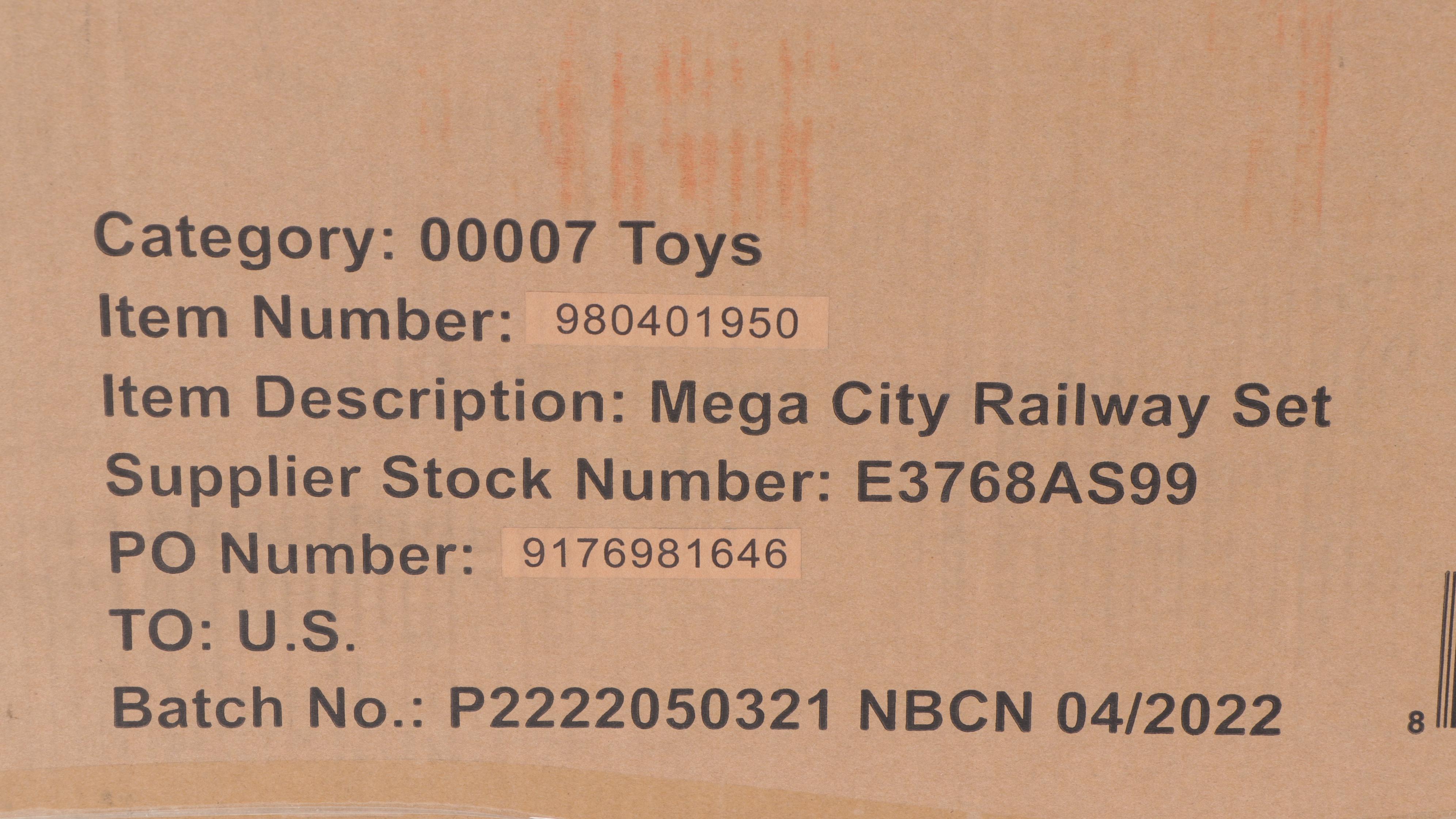 Hape for Sam's Club Mega City Railway Set