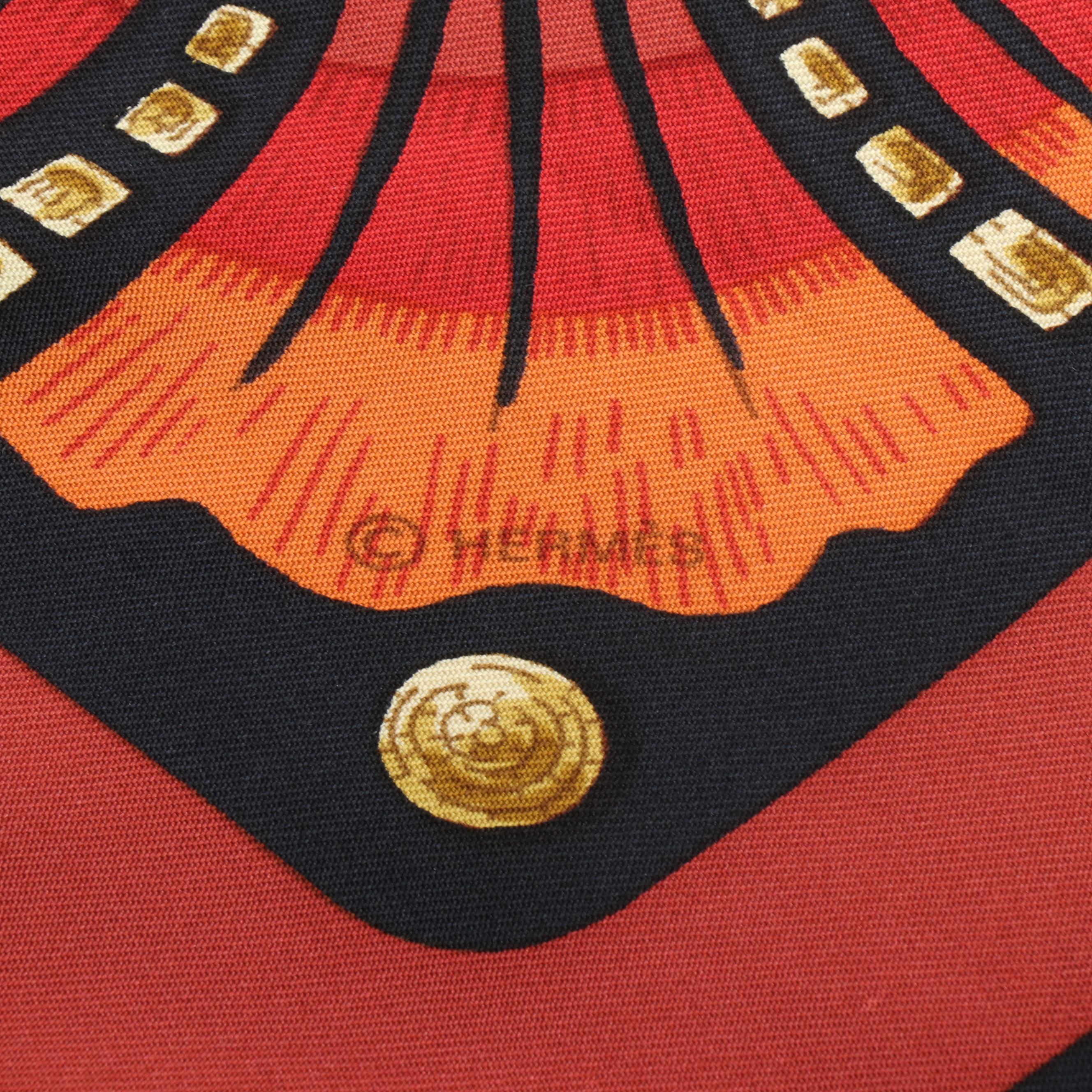 Hermès "Cheval Turc." Scarf 90 in Silk Twill