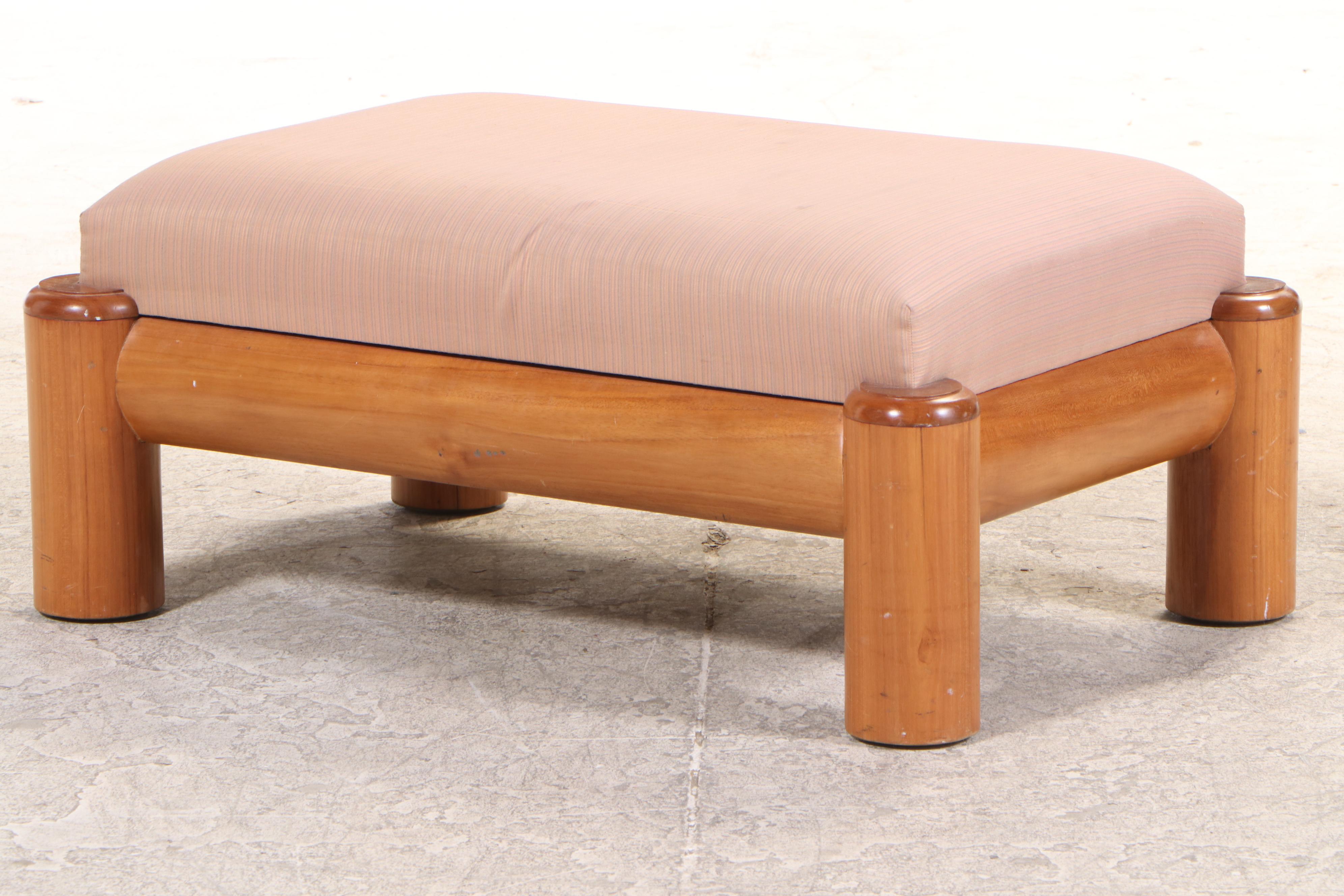 Modern Chinese Style Lounge Chair and Ottoman