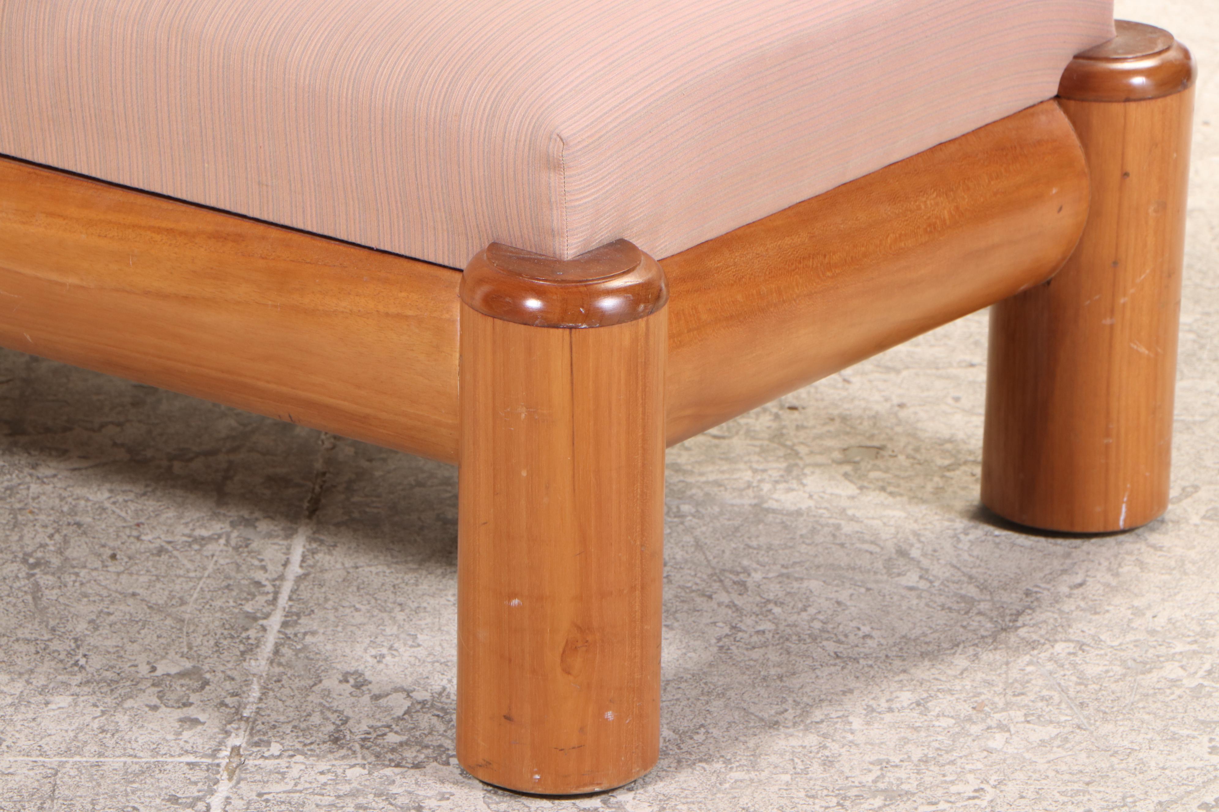 Modern Chinese Style Lounge Chair and Ottoman