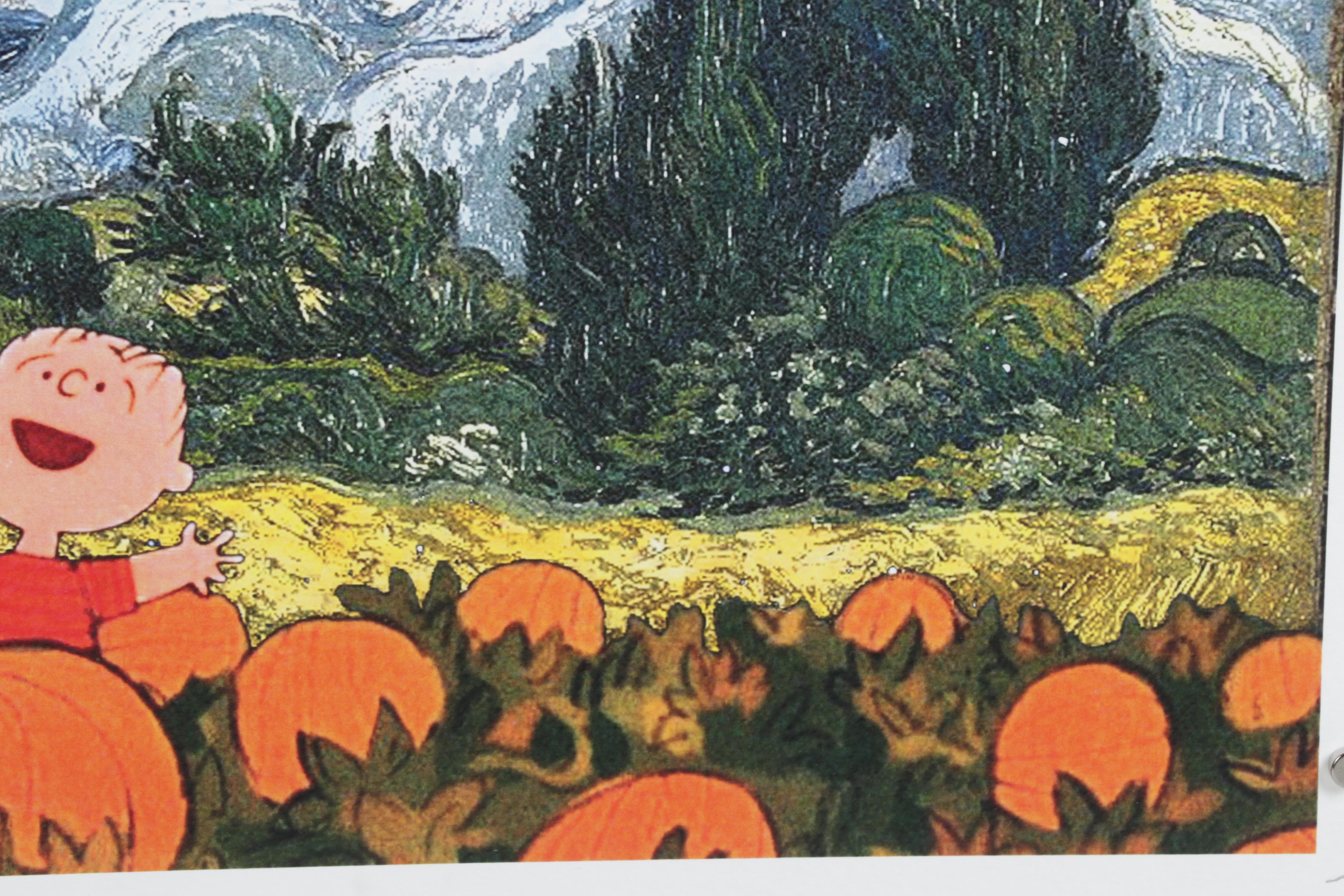 Death NYC Pop Art Graphic Print Homage to Van Gogh and Peanuts, 2022