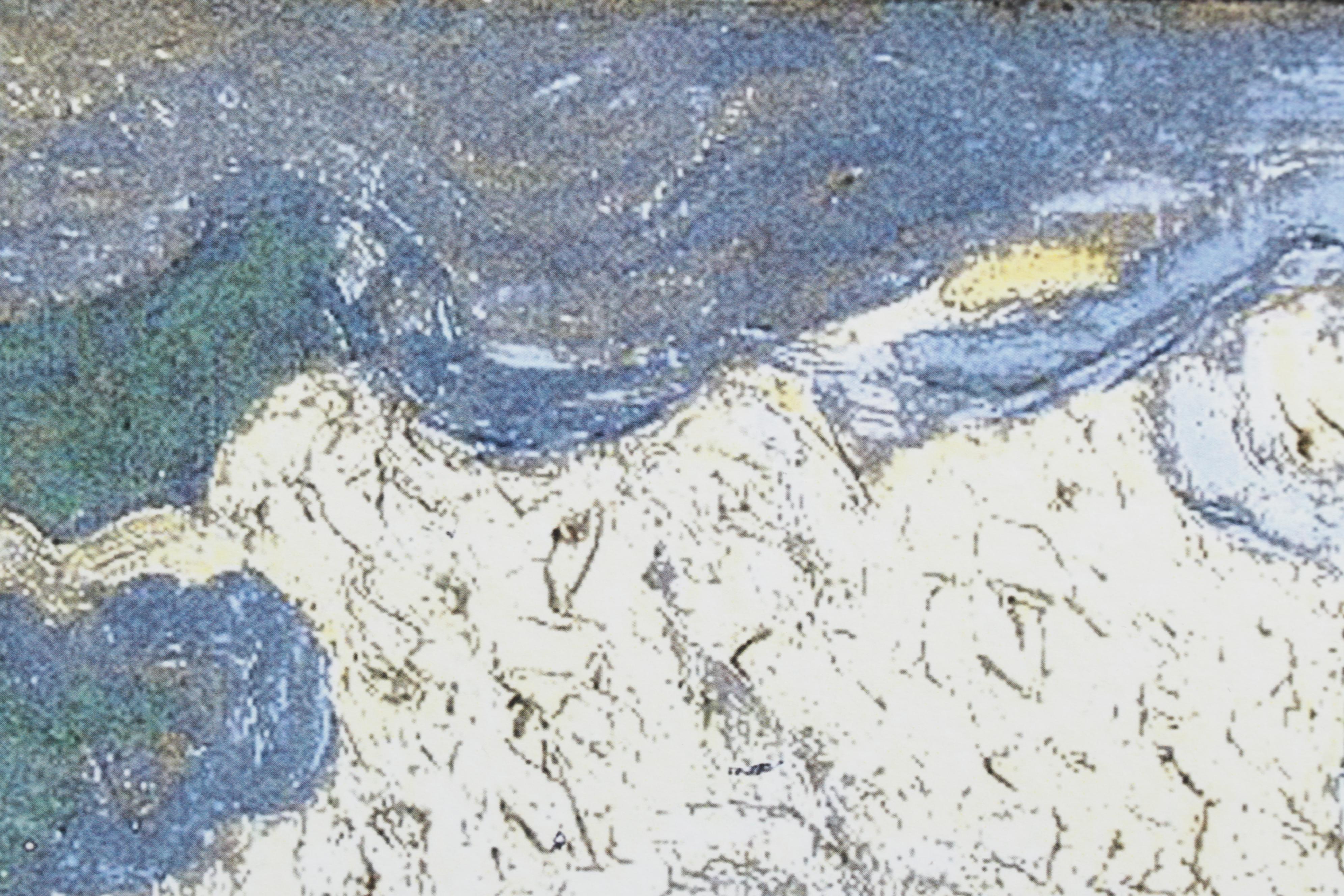 Death NYC Pop Art Graphic Print Homage to Van Gogh and Peanuts, 2022