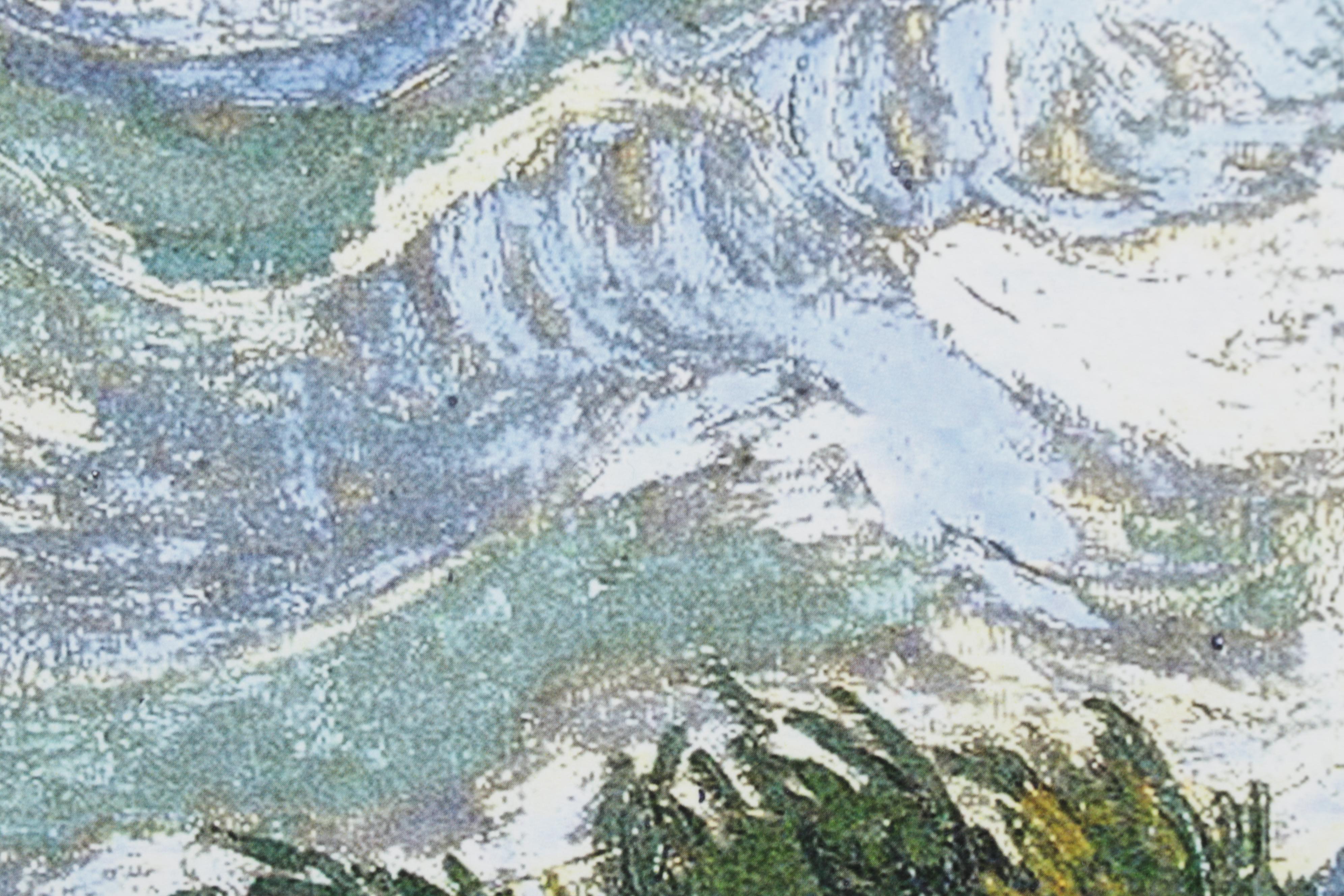 Death NYC Pop Art Graphic Print Homage to Van Gogh and Peanuts, 2022