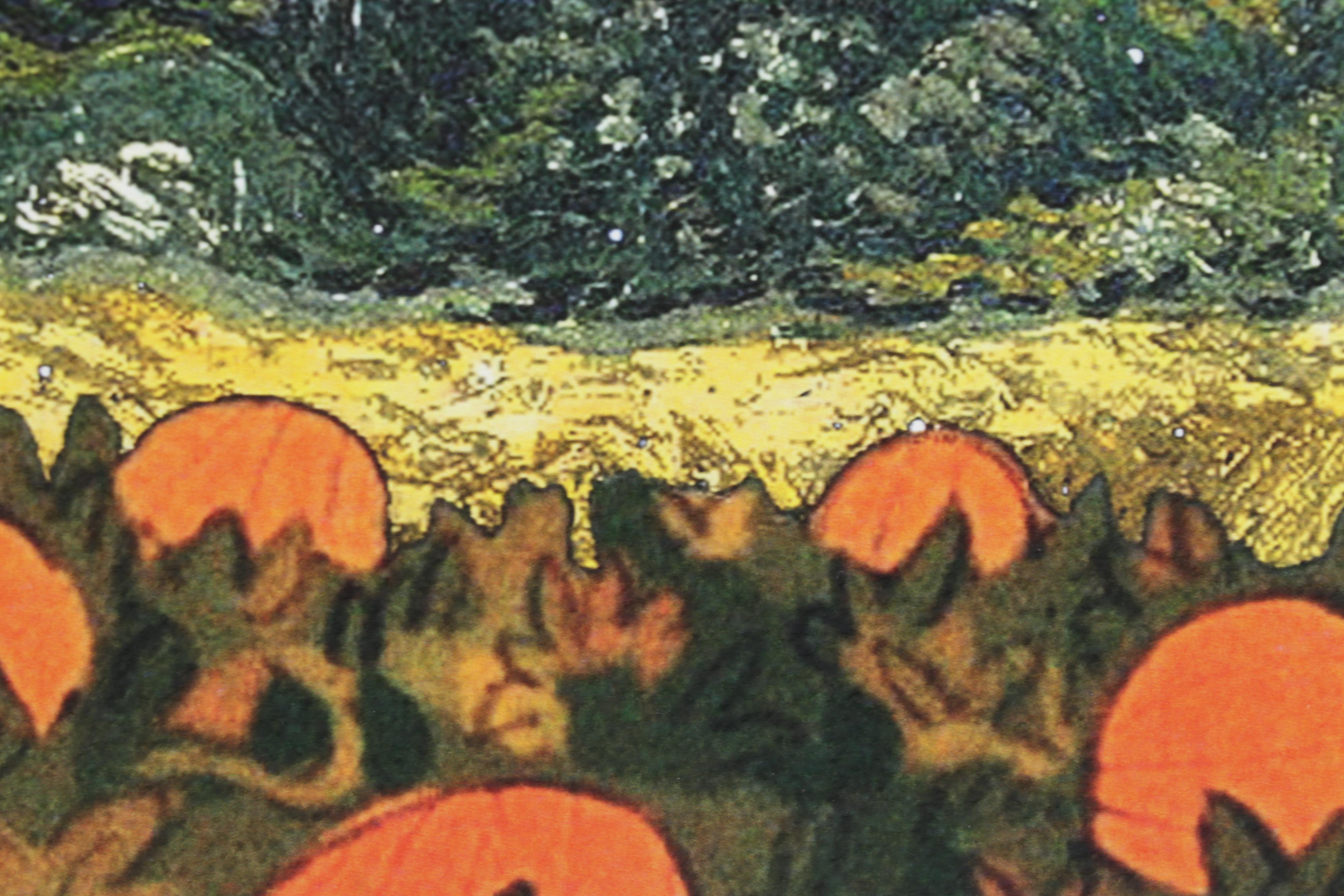 Death NYC Pop Art Graphic Print Homage to Van Gogh and Peanuts, 2022