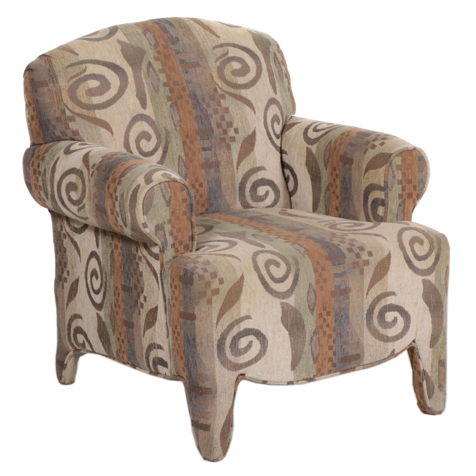 Kroehler Furniture Upholstered Armchair, Late 20th Century