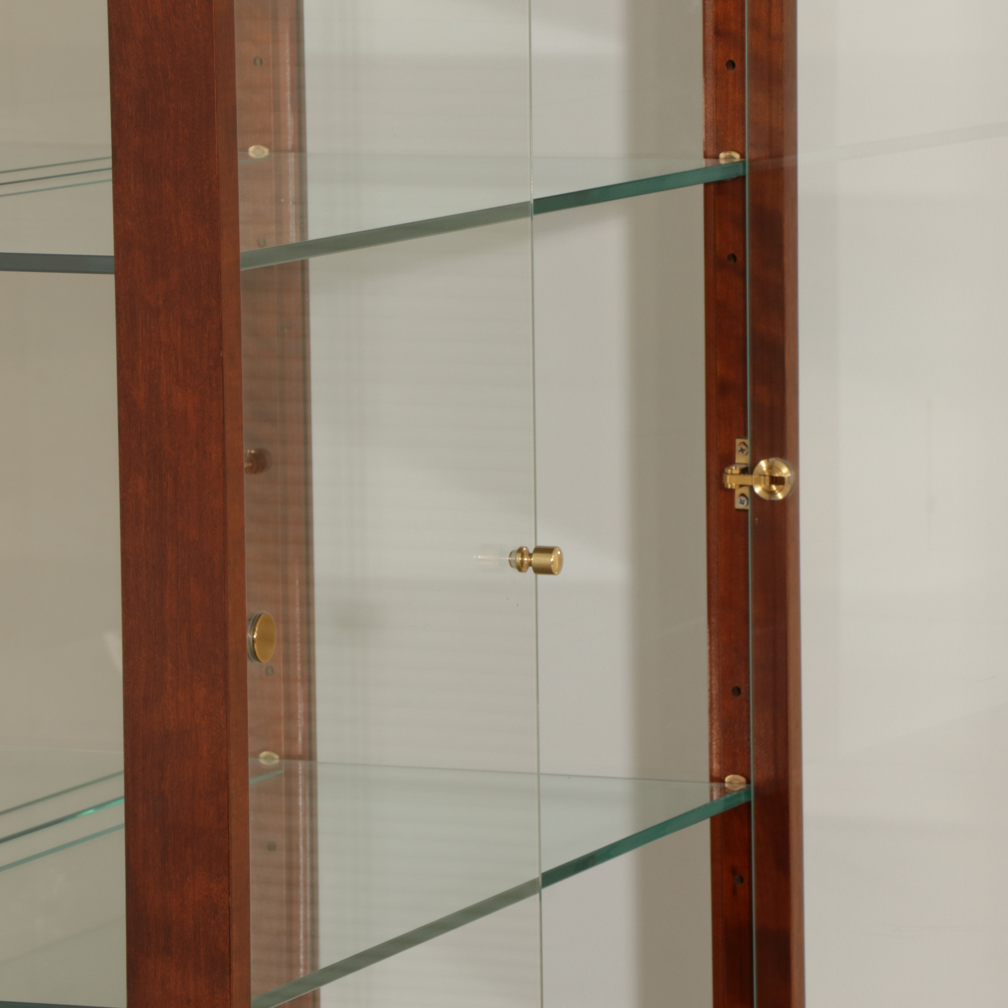 Henredon "Scene 4" Parquetry Illuminated Display Cabinets